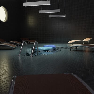 ArtStation - The Poolrooms 1.0 [4K PNG WALLPAPER]