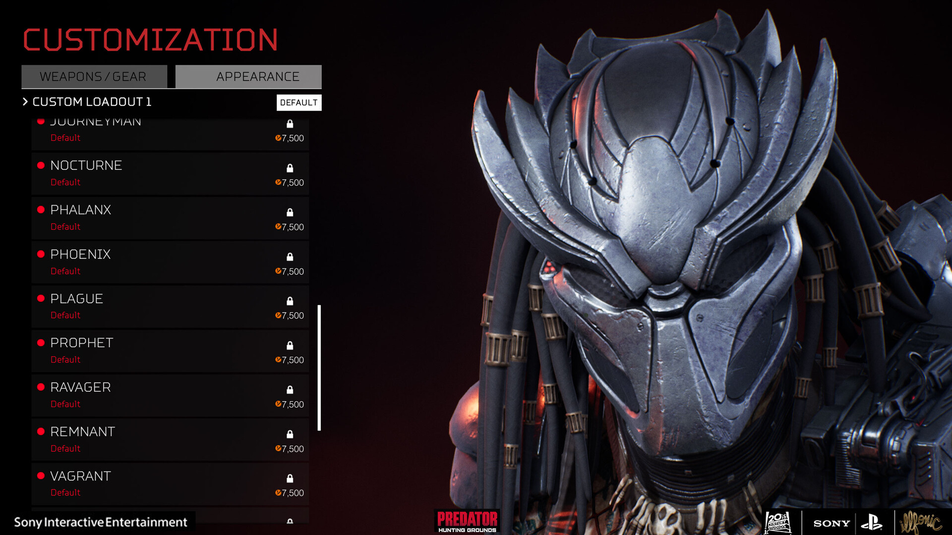 Matthew Hatfield Predator Hunting Grounds Phoenix Mask