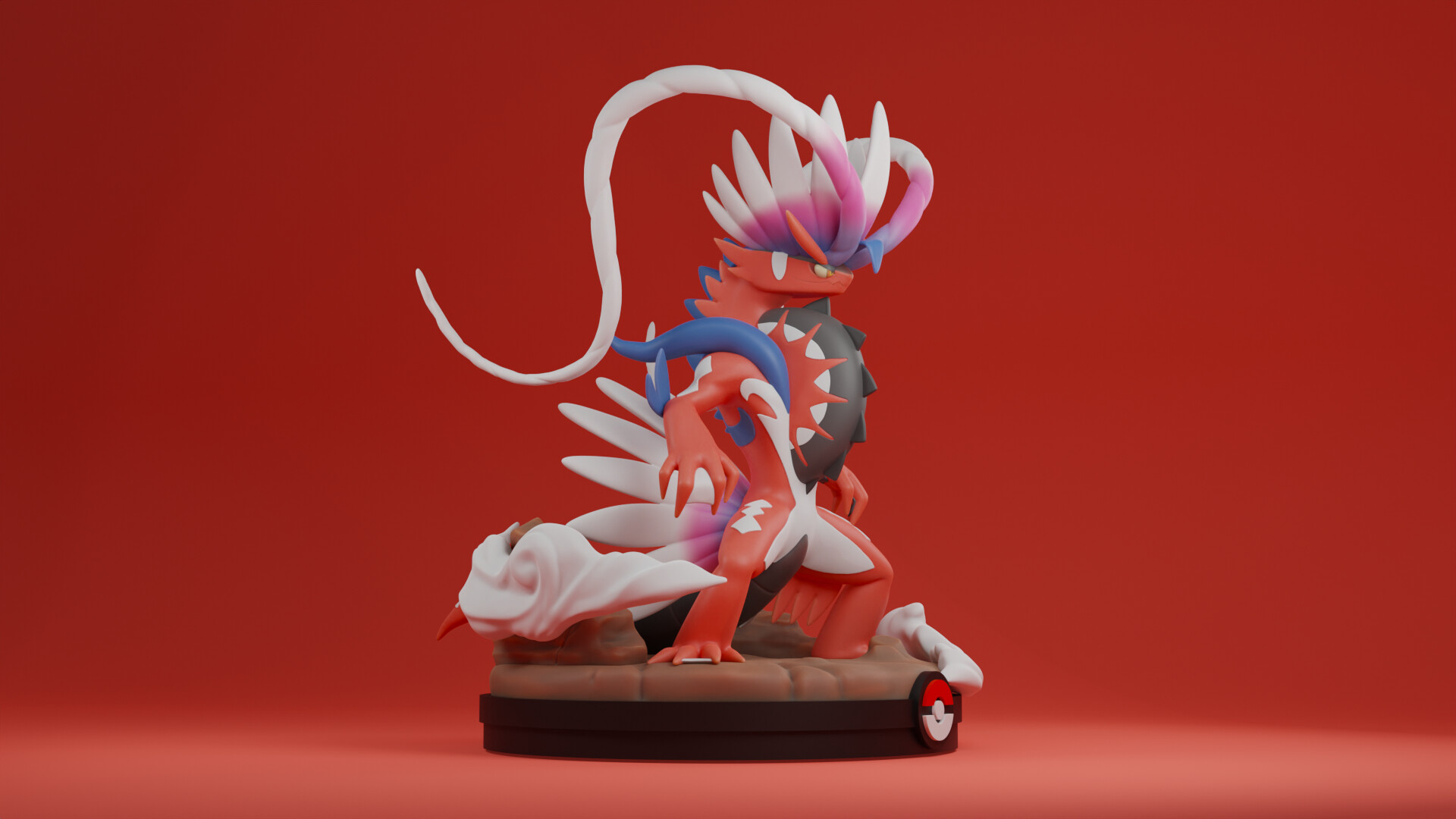 STL file Miraidon Pokemon Scarlet and Violet 🐉・3D printer design