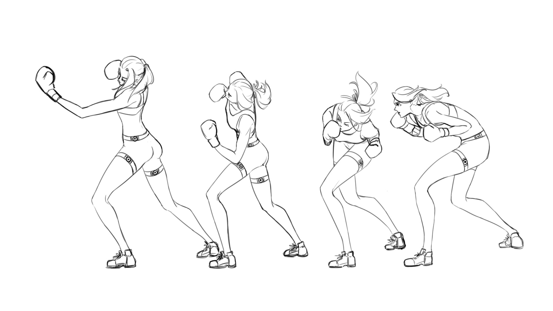 ArtStation - Sequence drawing HW_Boxing