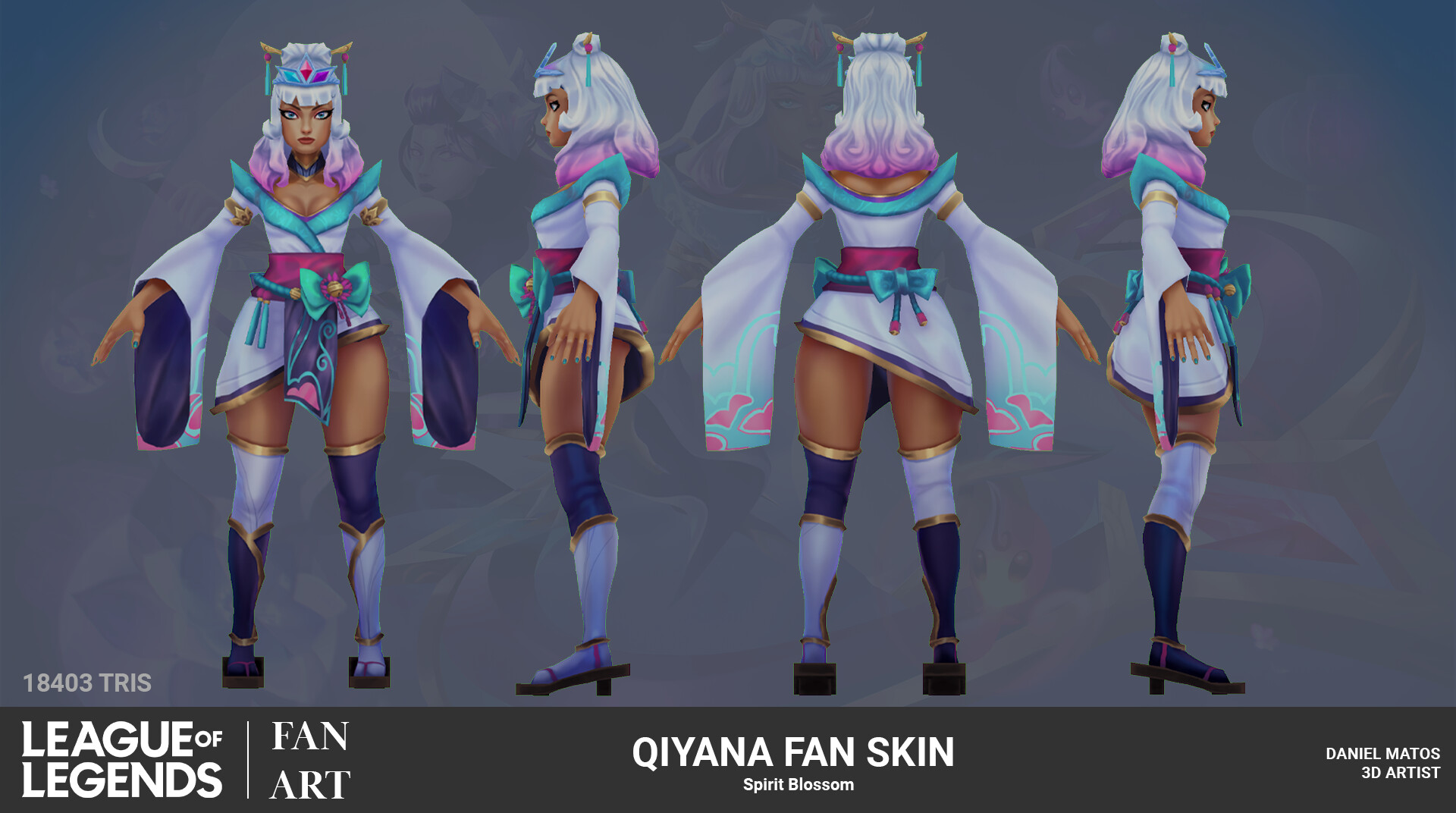 Qiyana 3D models - Sketchfab