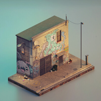 Tiny Head Nation - Iso 3D Art