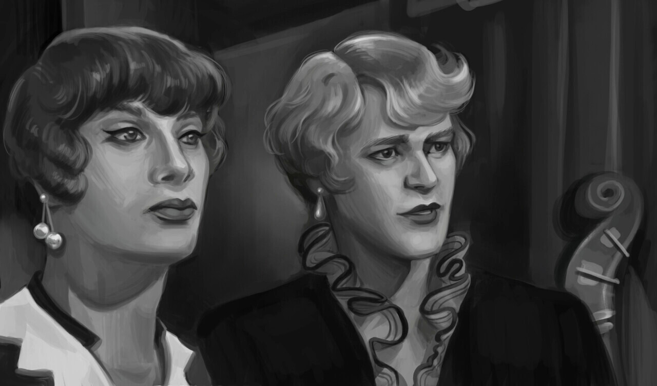 Tony Curtis and Jack Lemmon from Some Like It Hot