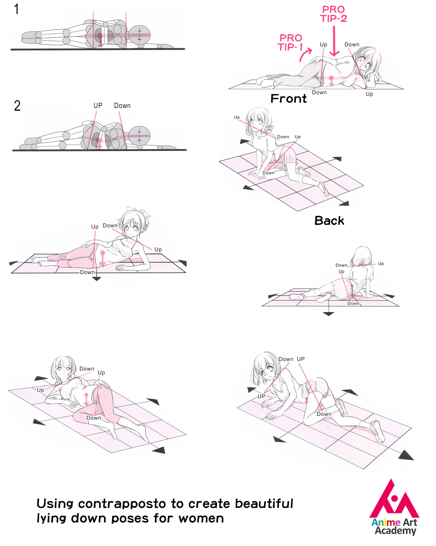 Artstation - Using Contrapposto To Create Beautiful Lying Down Poses For  Women