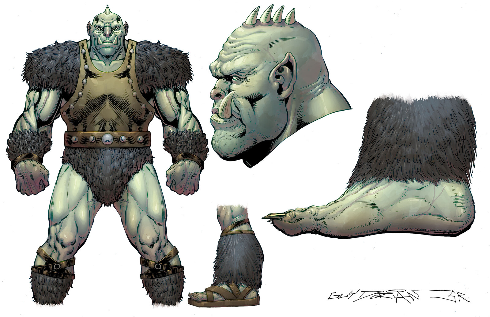 CHARACTER DESIGN FANTASY c TM Guy Dorian Sr