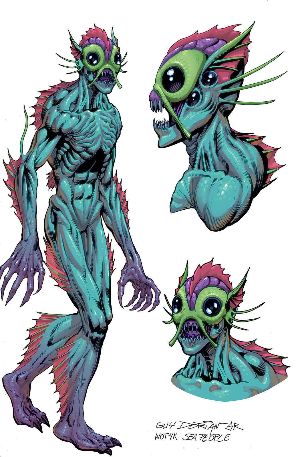 CHARACTER DESIGN FANTASY c TM Guy Dorian Sr