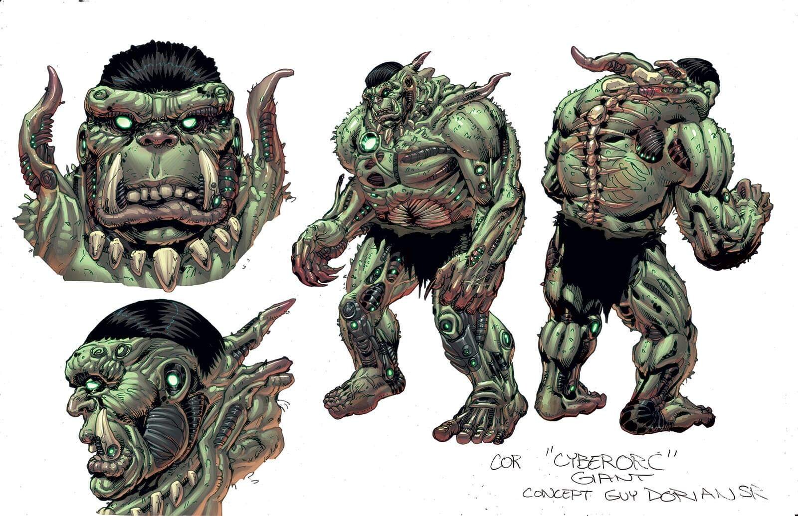 CHARACTER DESIGN FANTASY c TM Guy Dorian Sr
