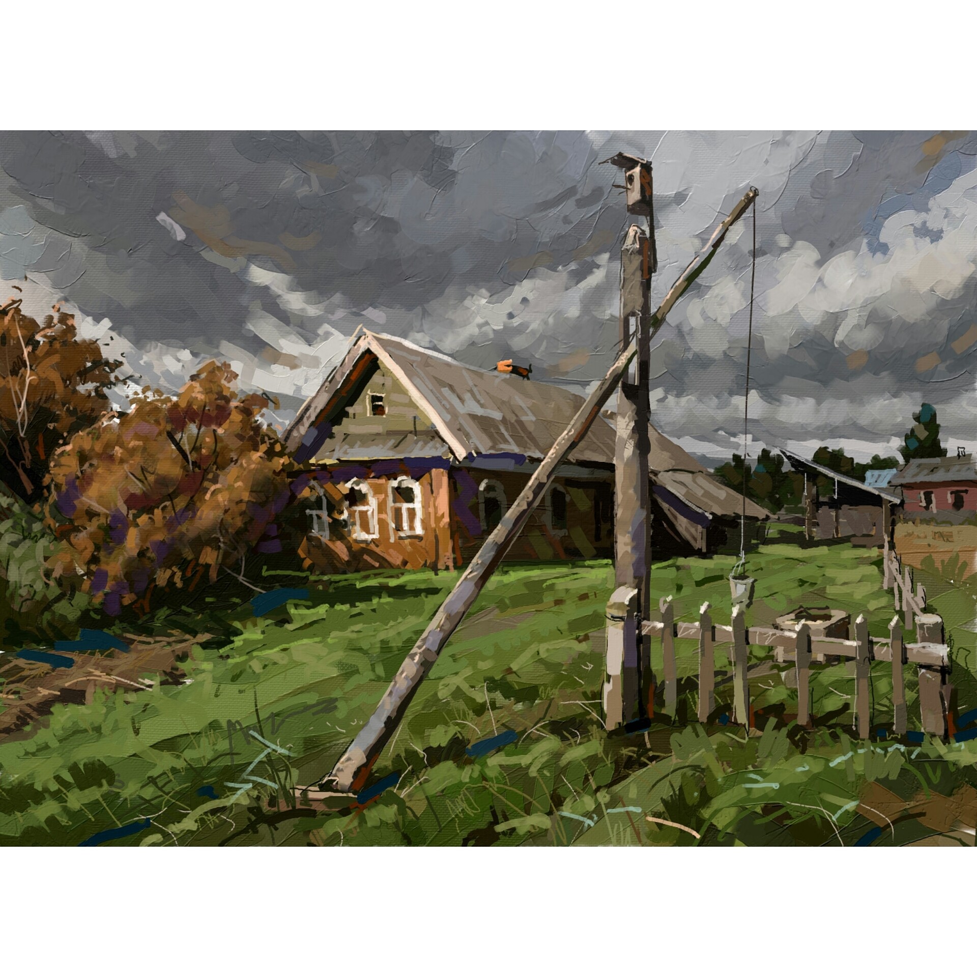 ArtStation - журавль