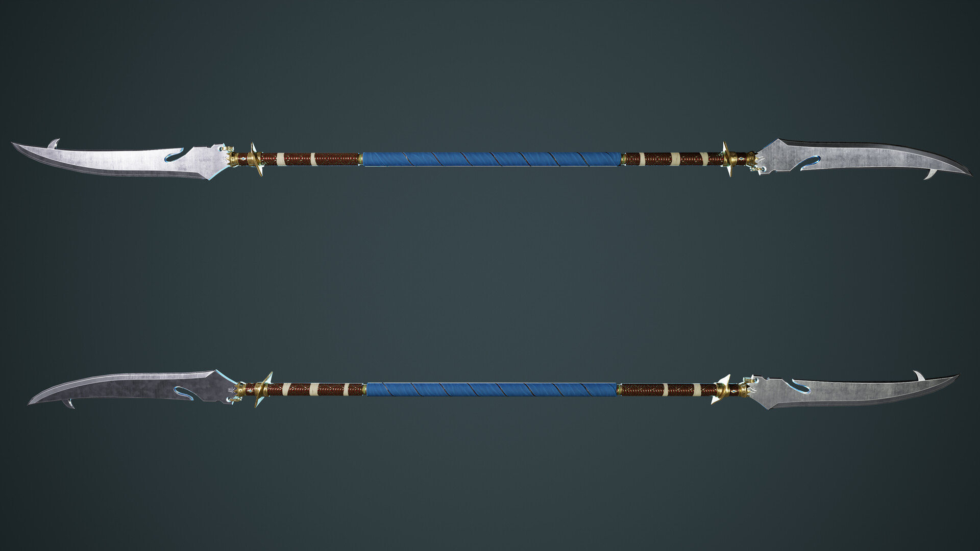 ArtStation - Double Bladed Spear