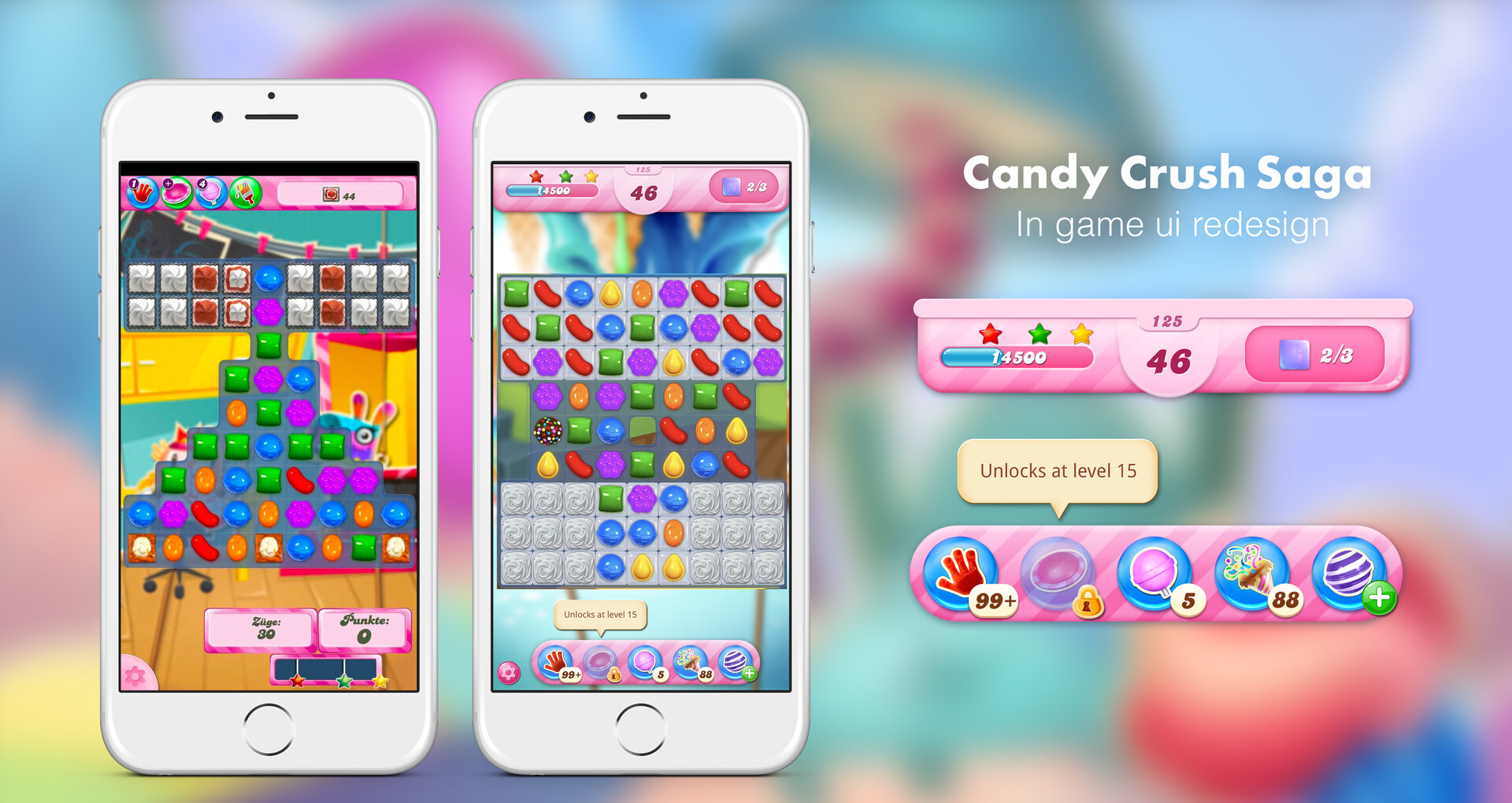 ArtStation - Candy Crush UI