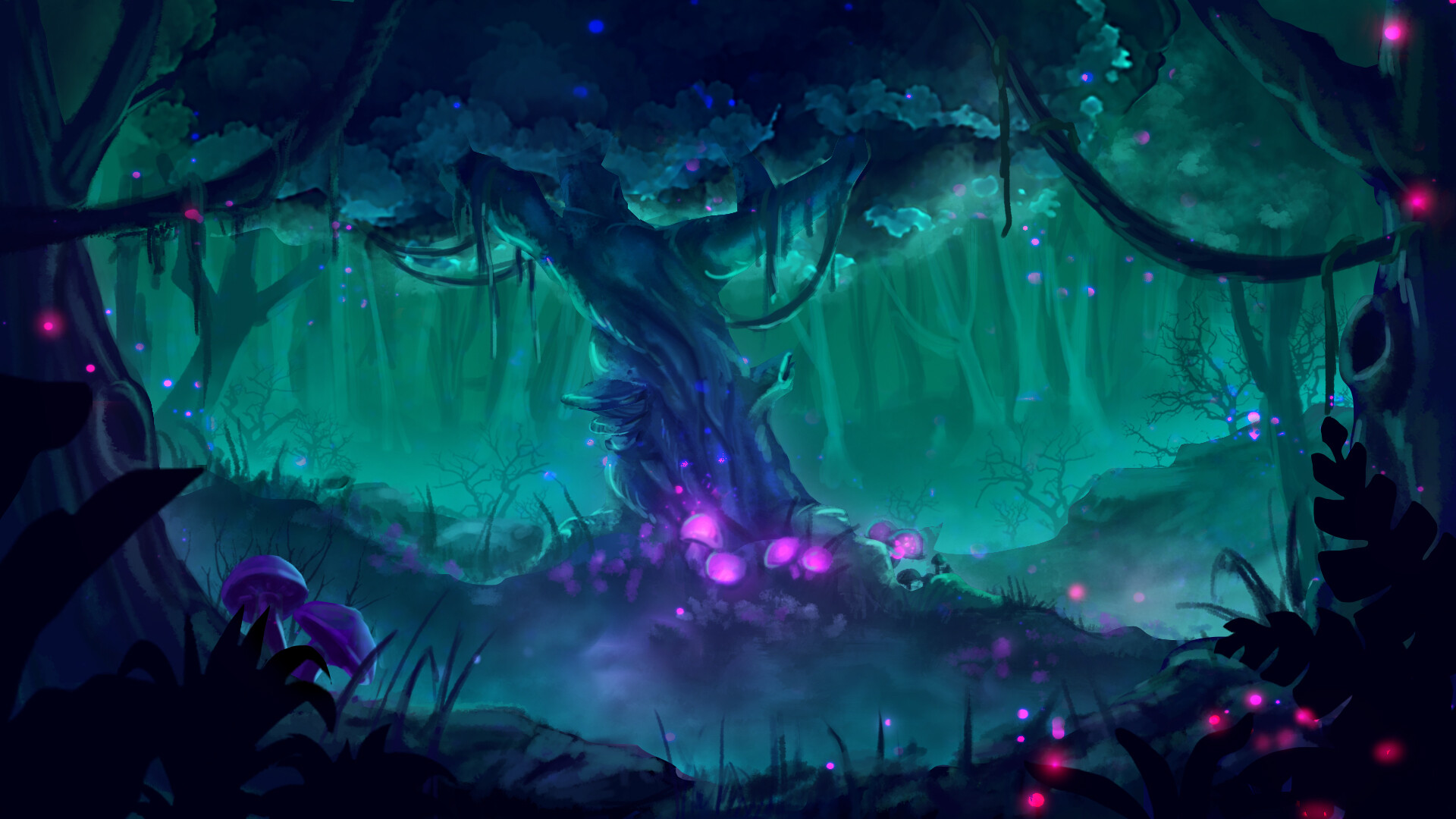 ArtStation - Dark forest