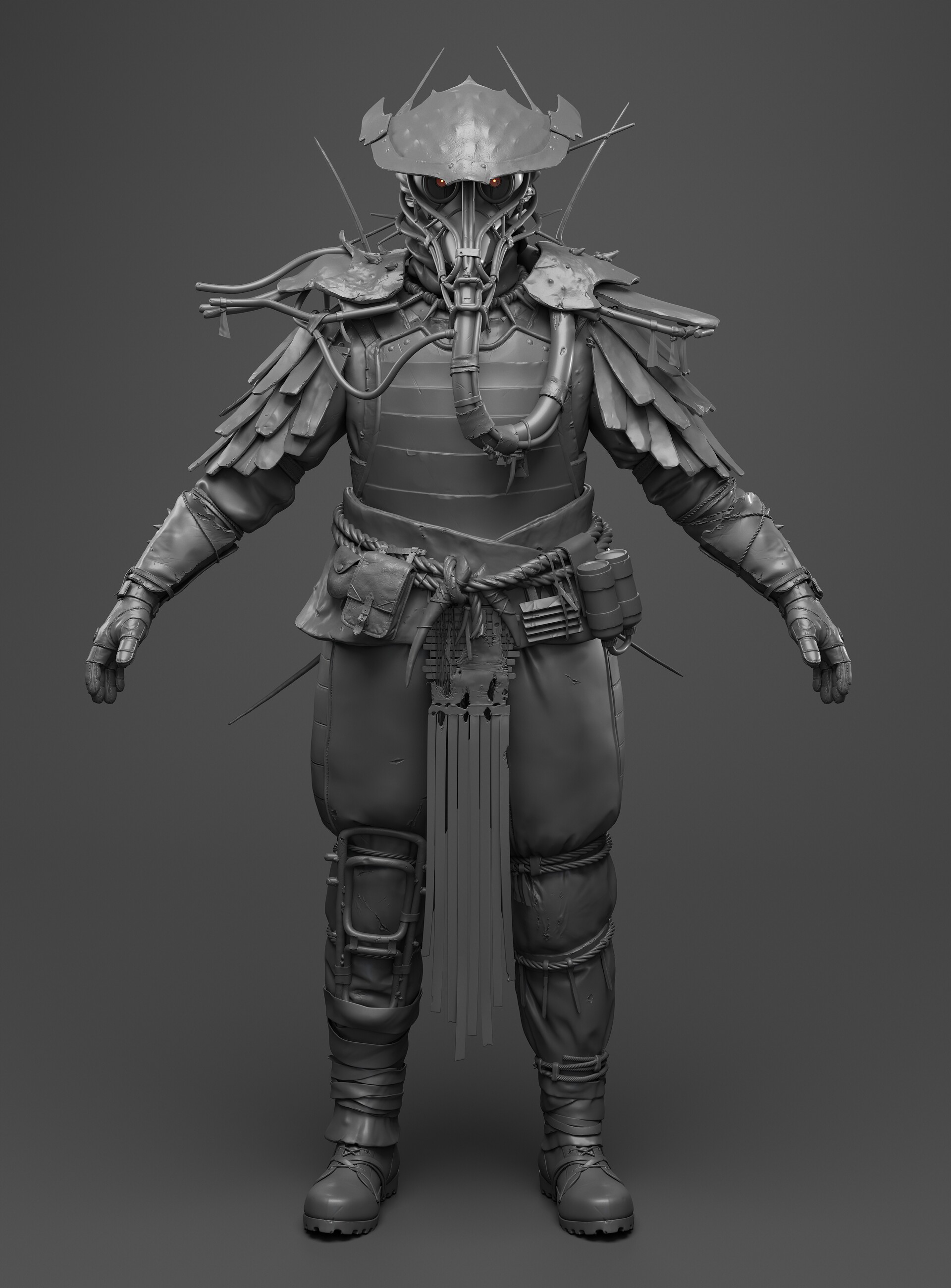 ArtStation Wasteland Raider high poly