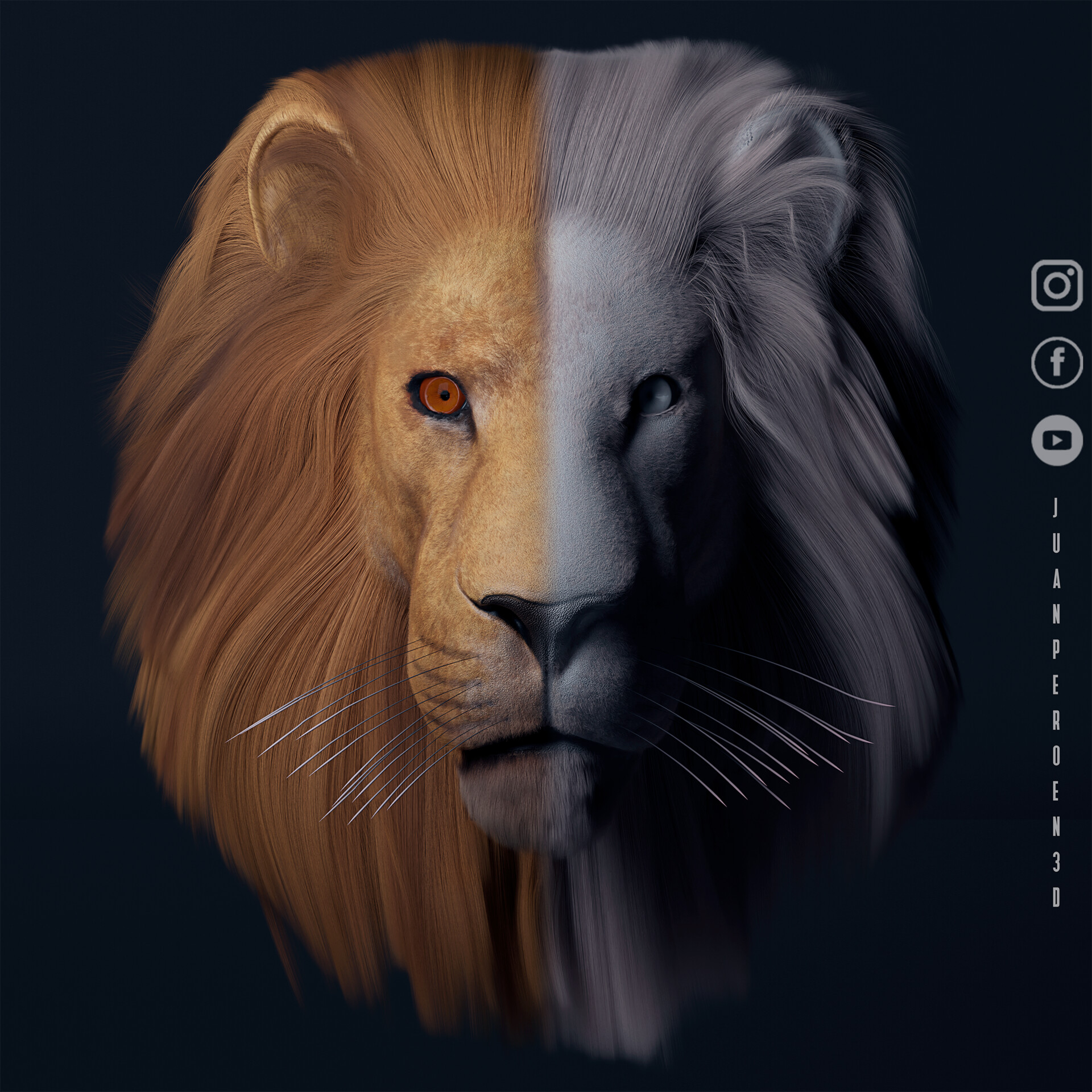 ArtStation - Lion 3D