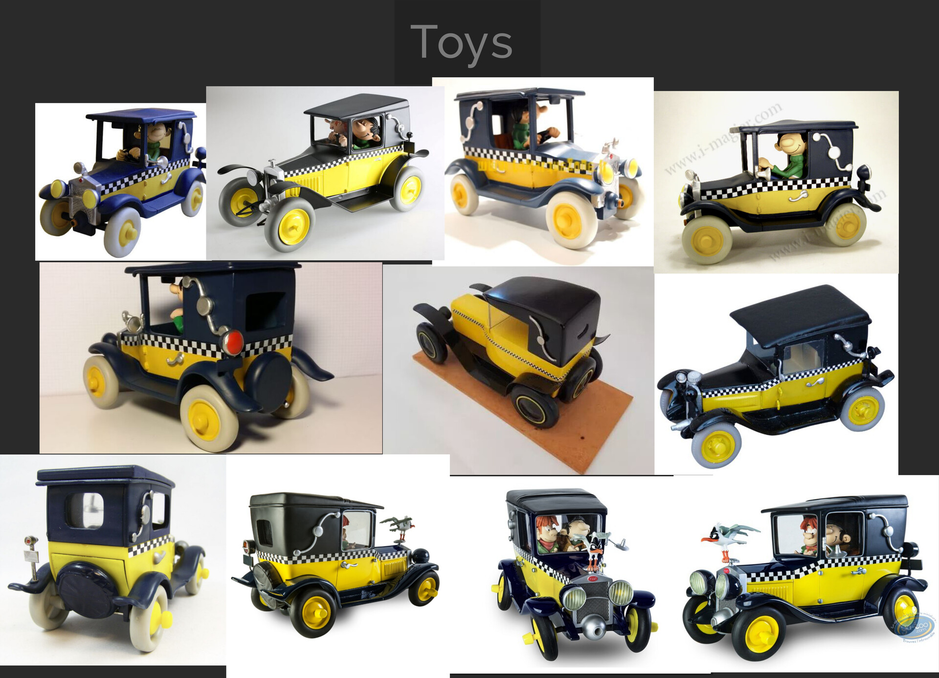 Voiture gaston lagaffe miniature store