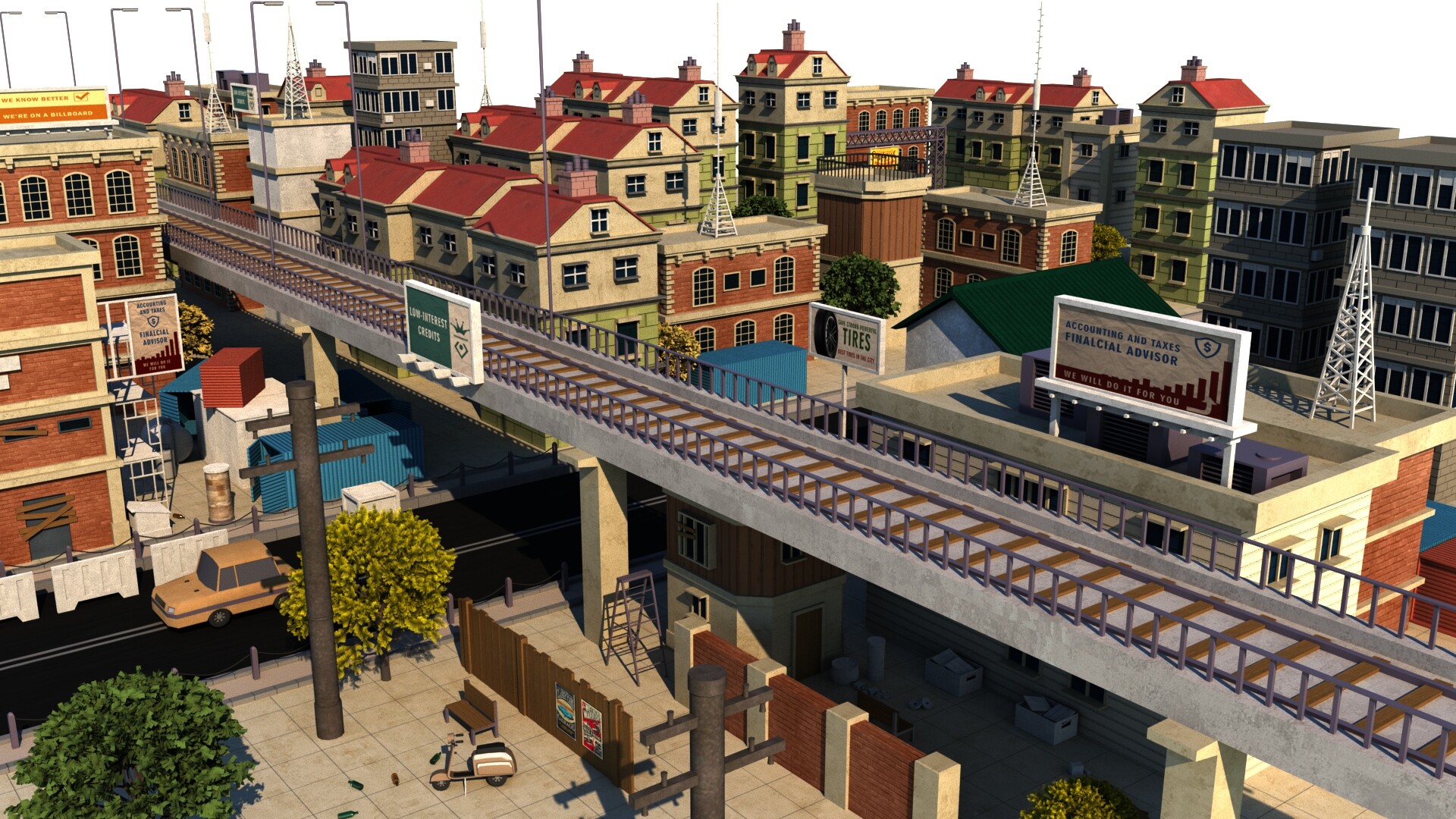 ArtStation - City Environment (3d Model)