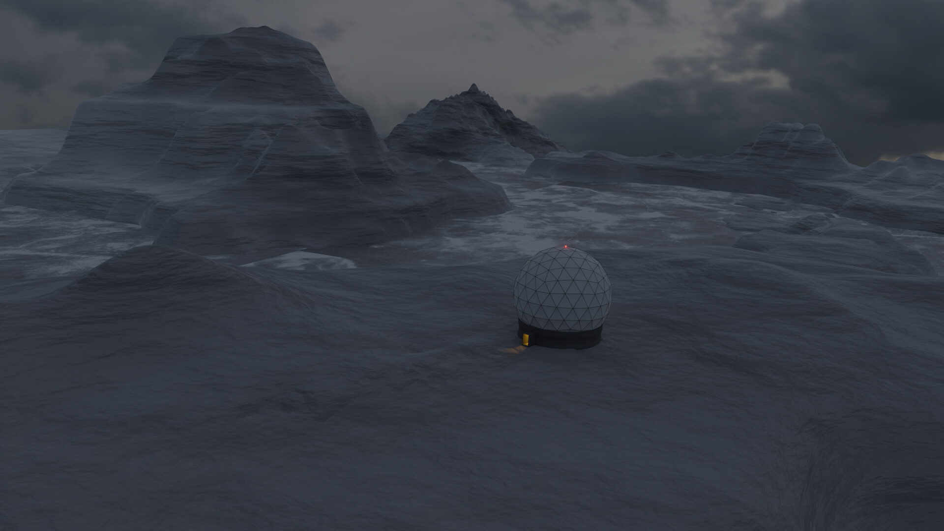 ArtStation alone in the arctic