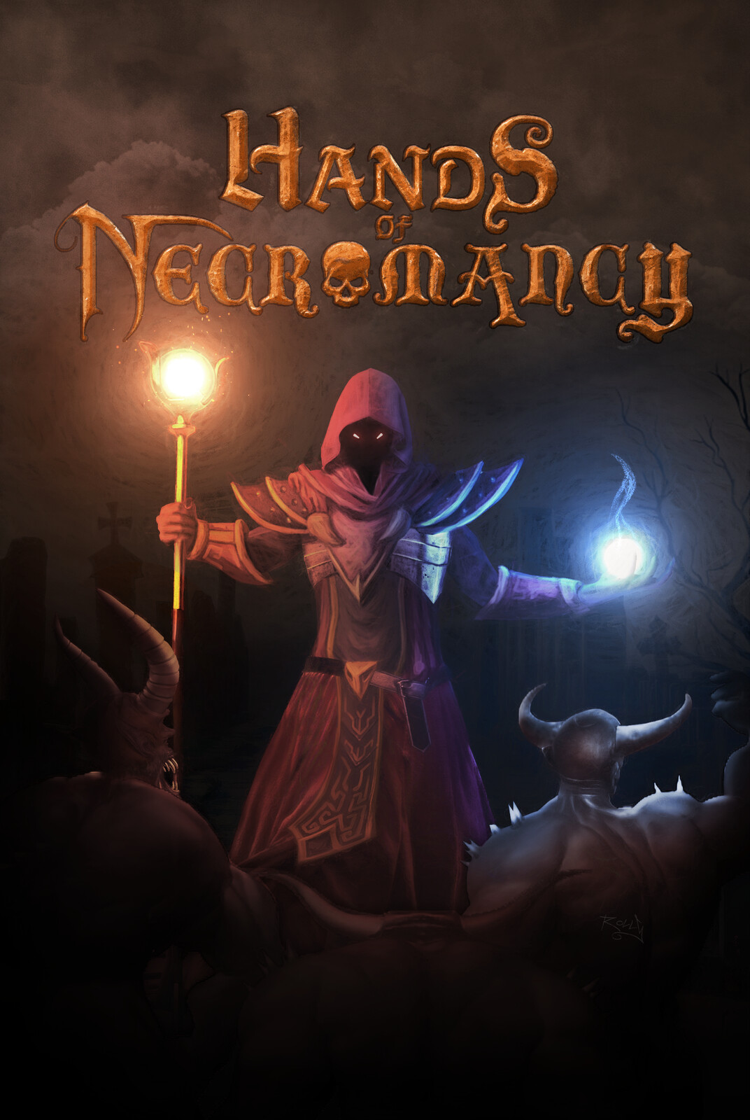 Hands of Necromancy
Cover art by Rolls3D