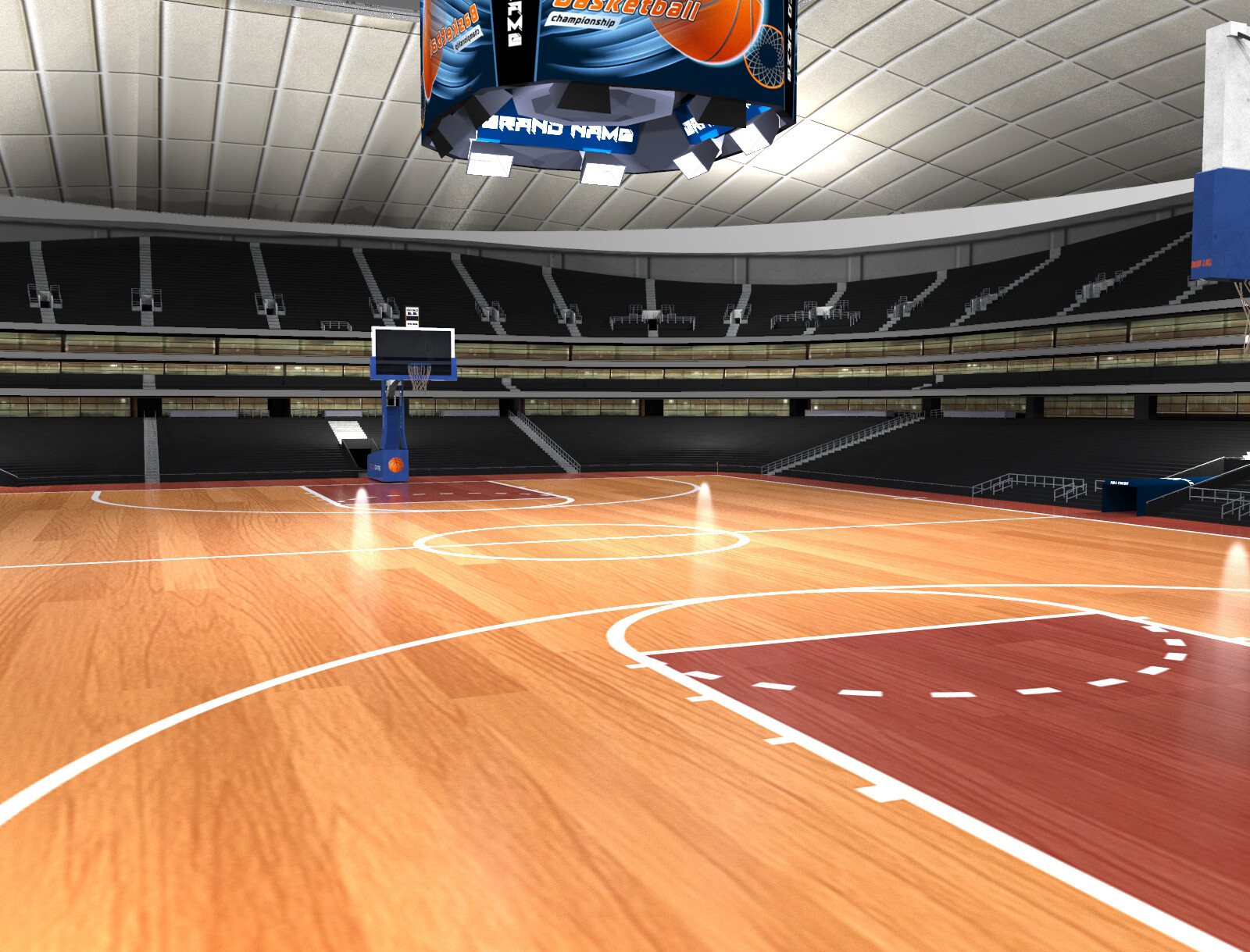 Artstation Basketball Court