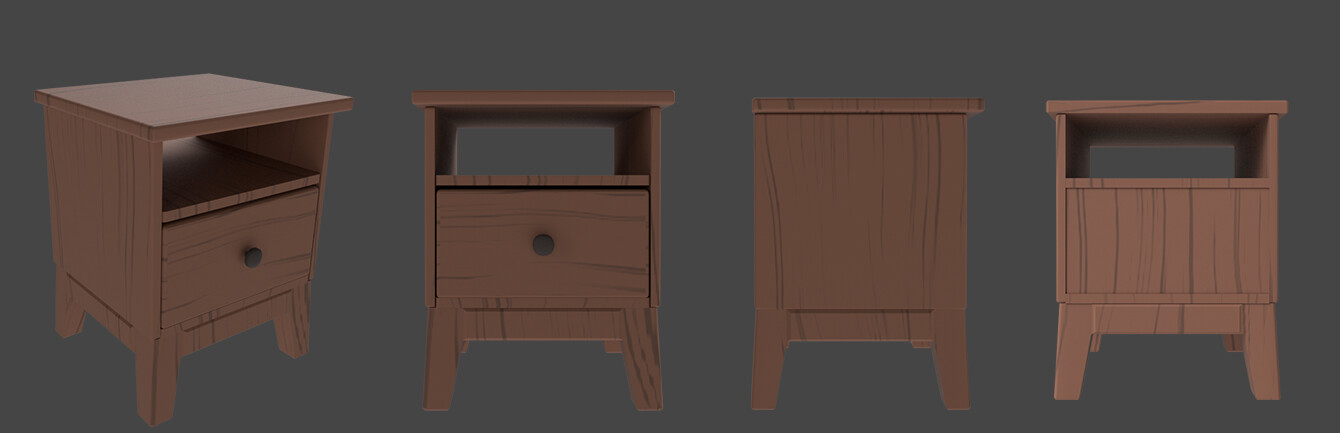 A nightstand.