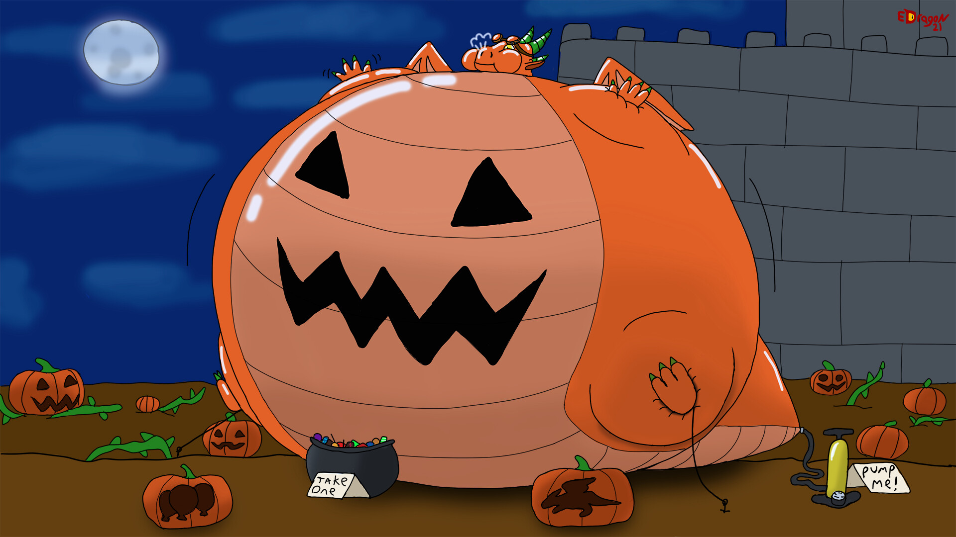 ArtStation Edragon the great PUMPkin