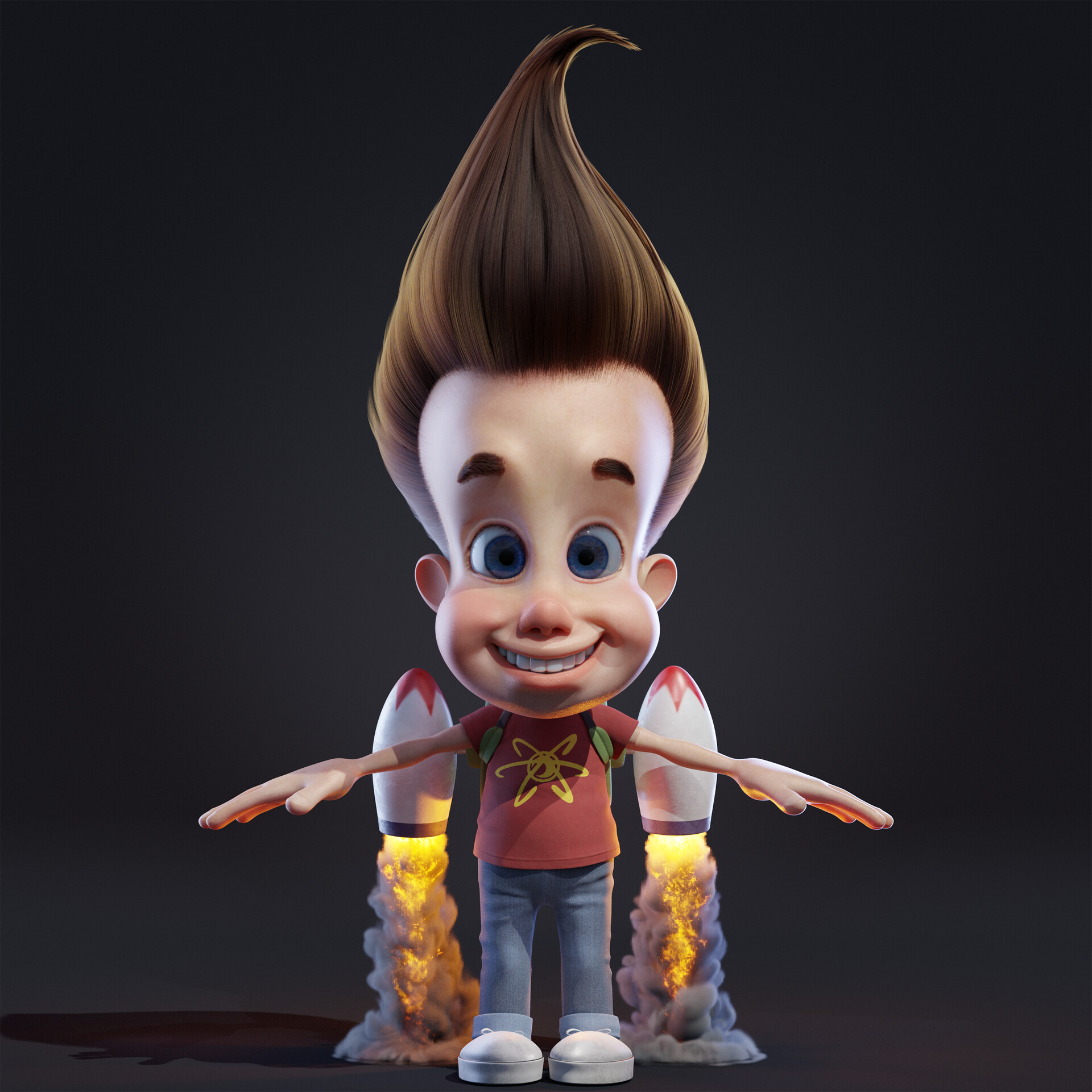 ArtStation - Jimmy Neutron - WIP