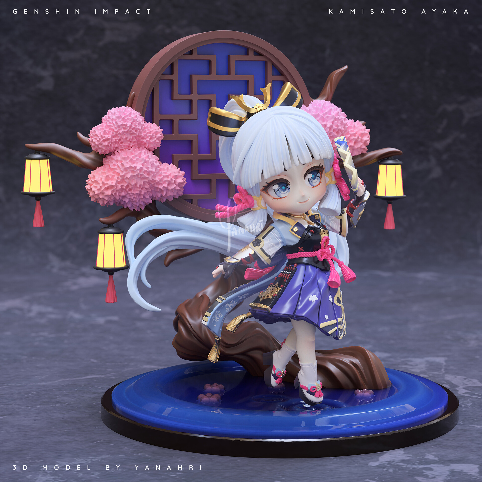 ArtStation - Genshin Impact: Kamisato Ayaka
