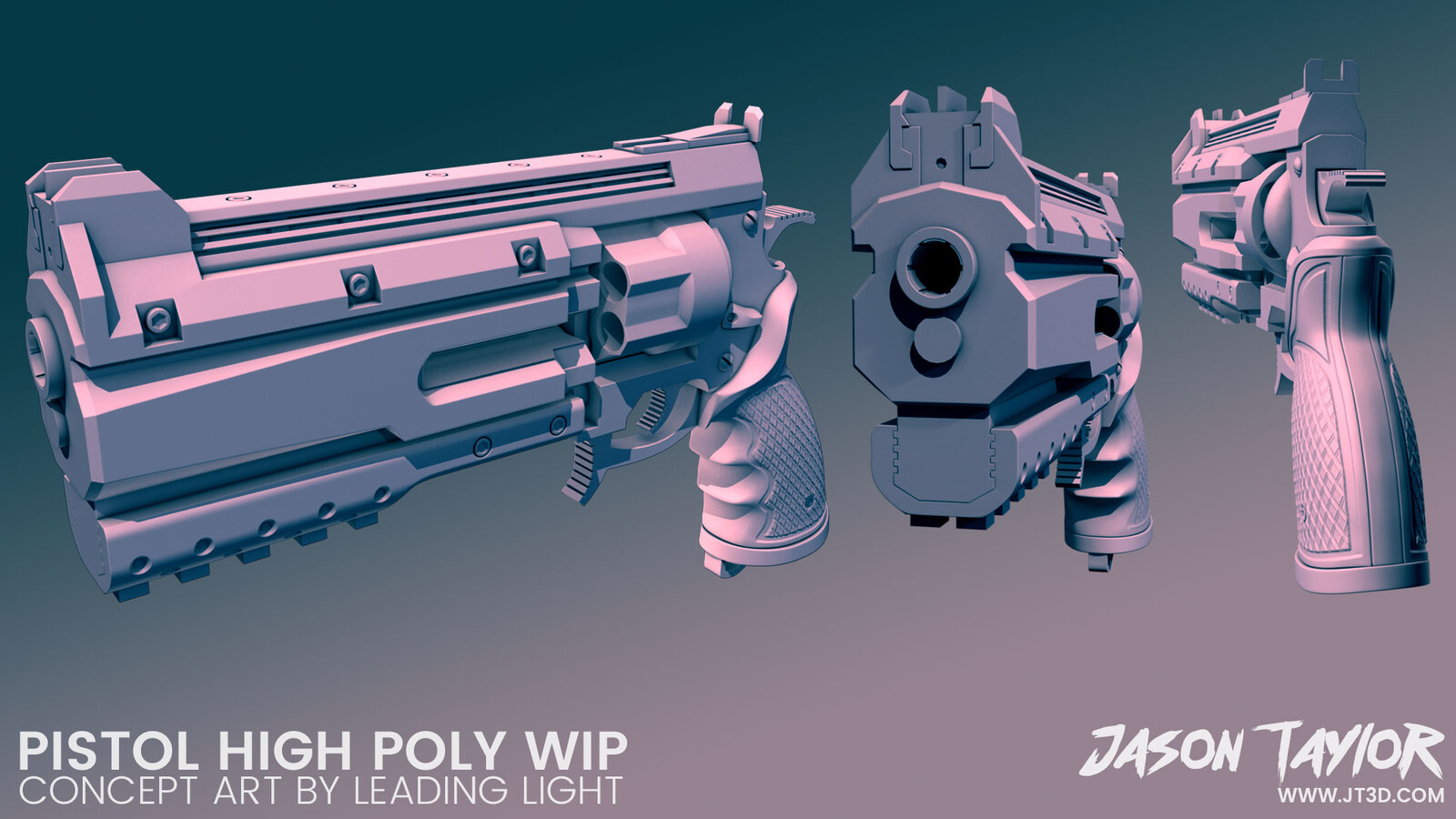 High poly model. Concept art by Leading Light.