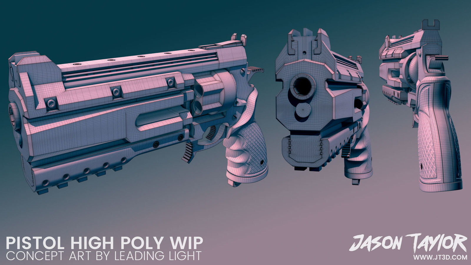 High poly model. Concept art by Leading Light.