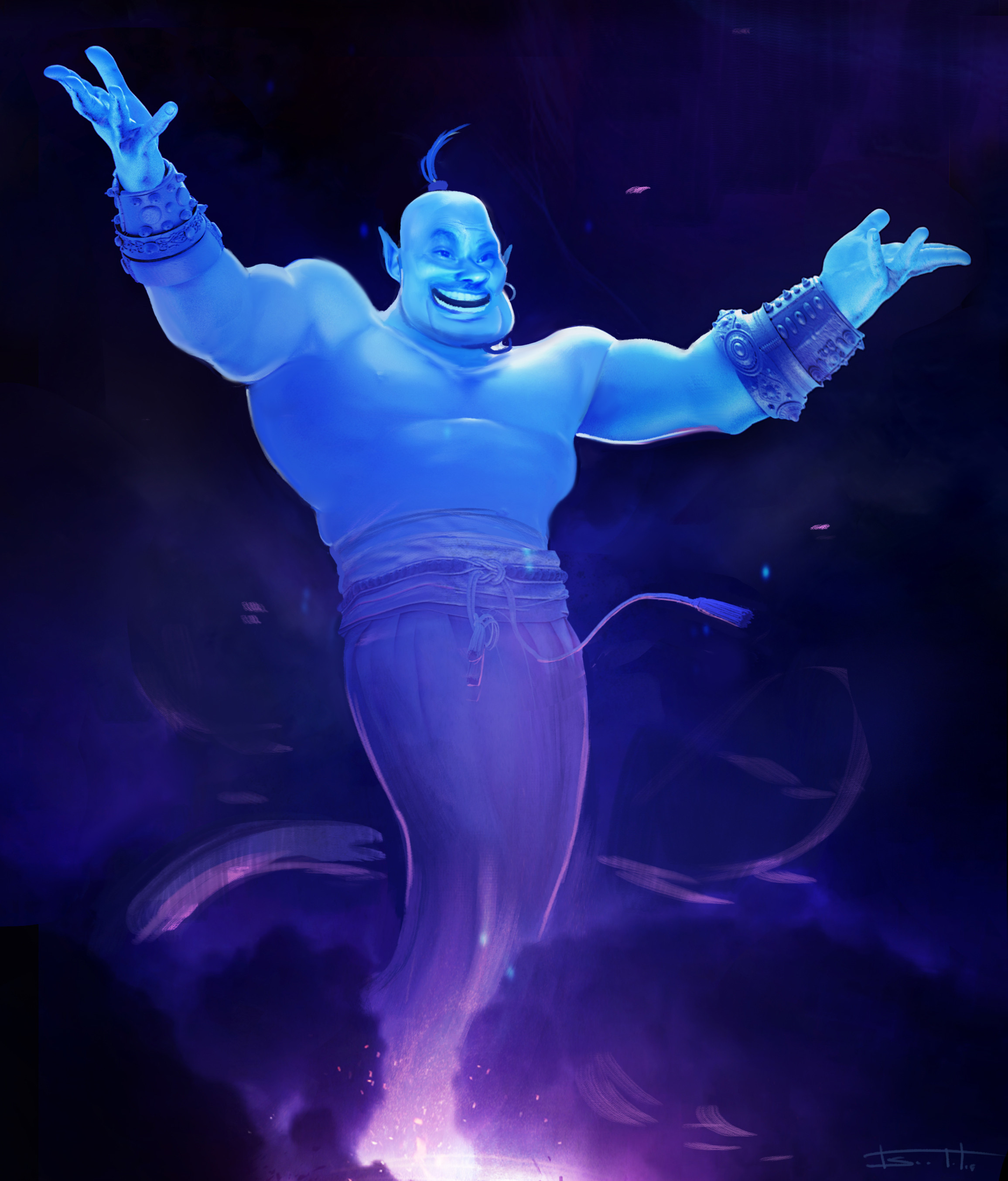 ArtStation - Aladdin, Genie