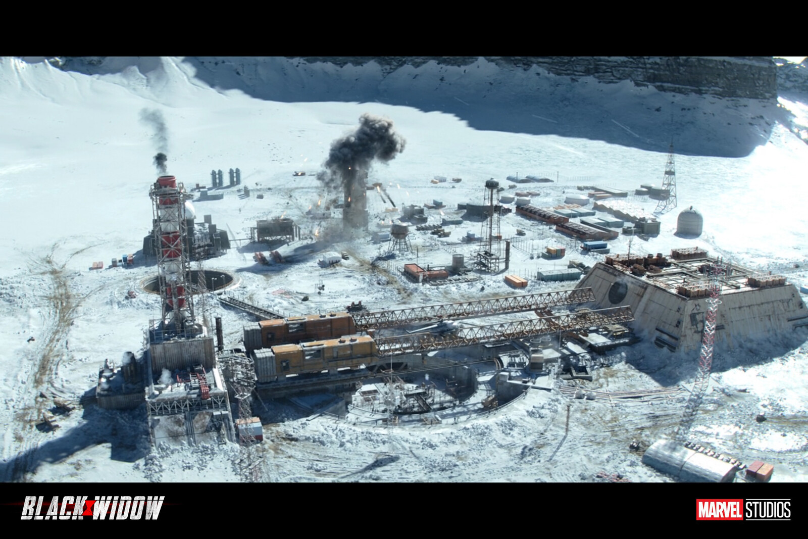 Various damaged stages of the environment were needed to tell the story of the sequence as it developed.