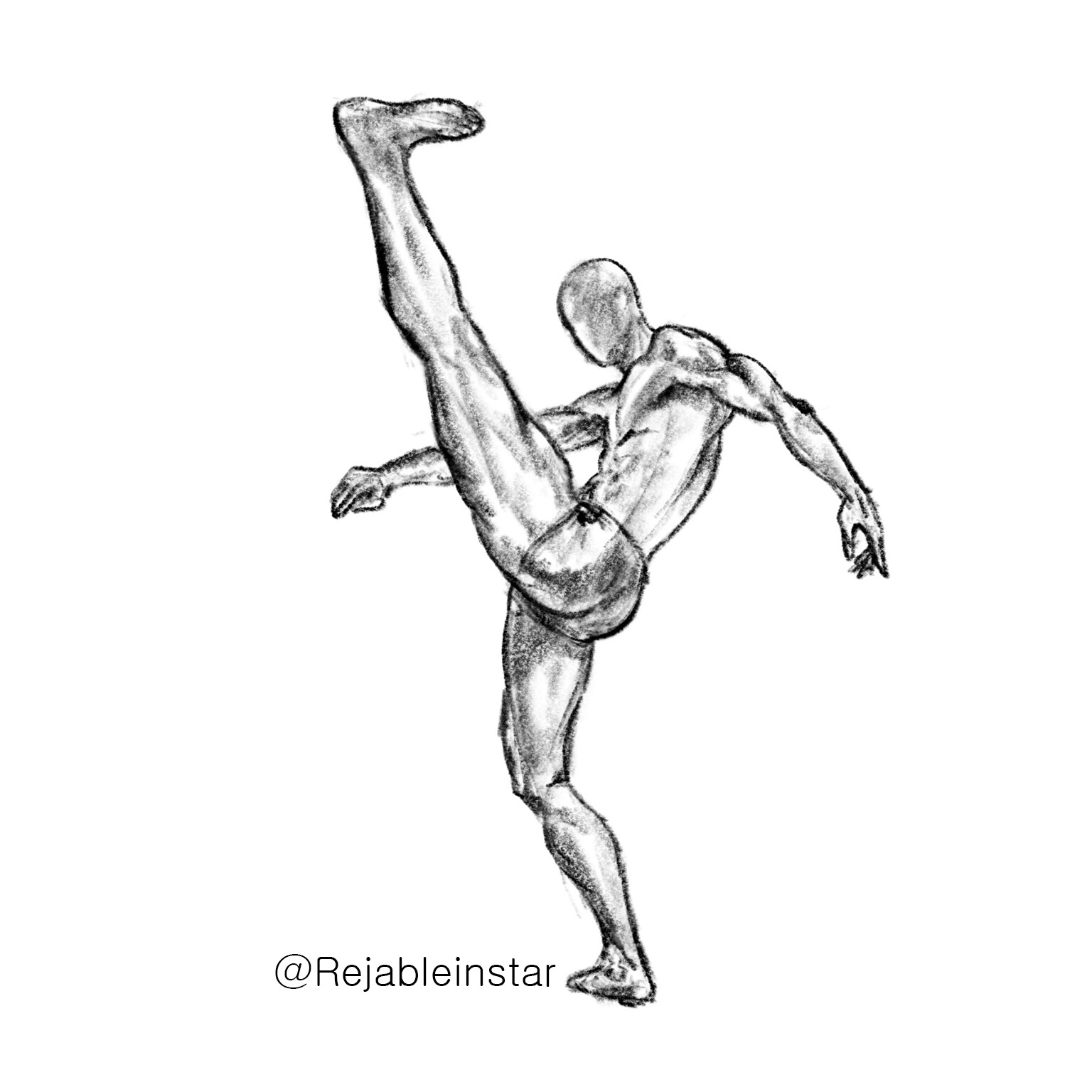 ArtStation - men croquis