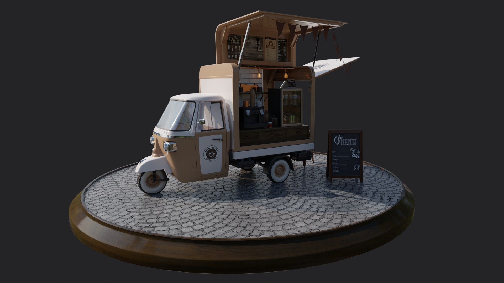 ArtStation Coffee cart