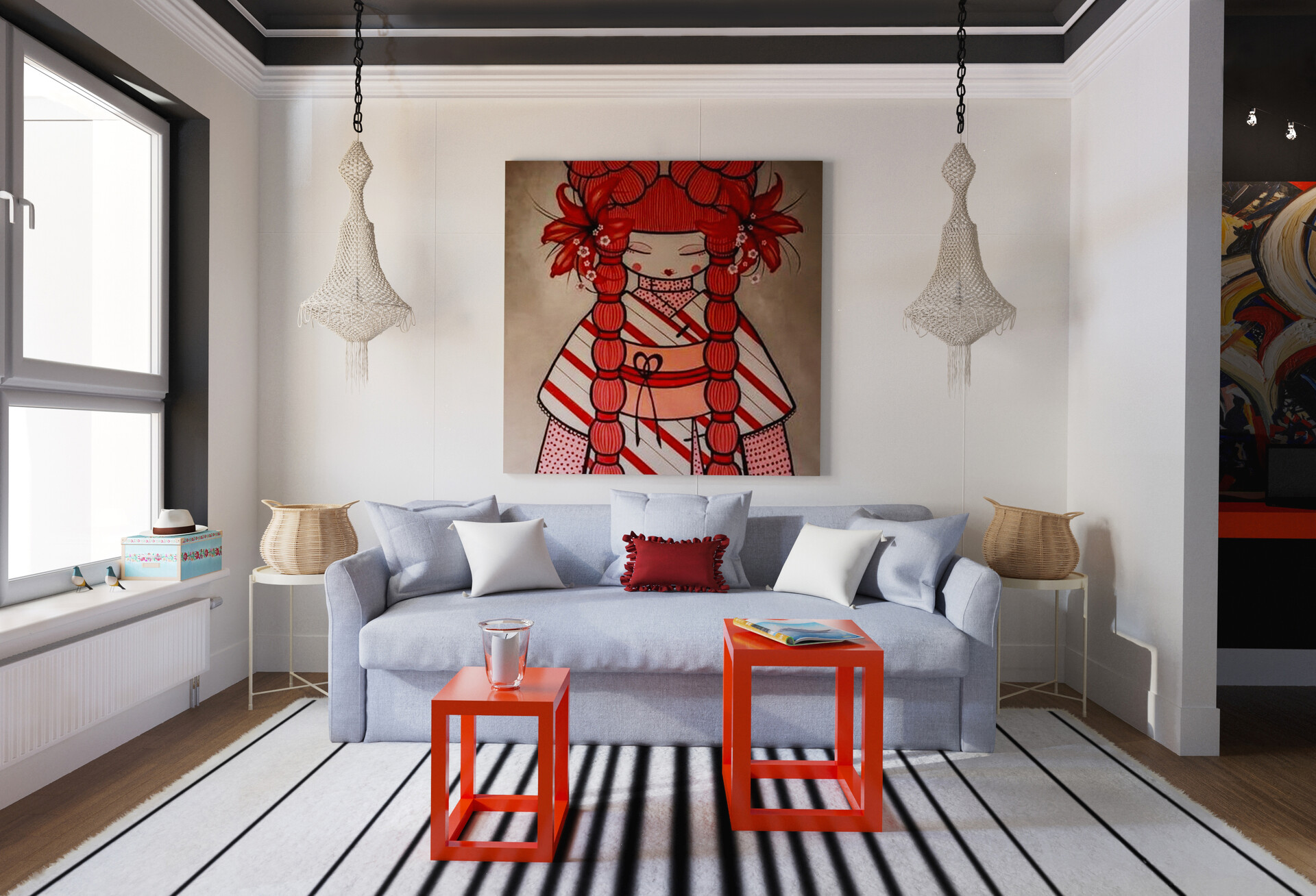 ArtStation - Bright living room