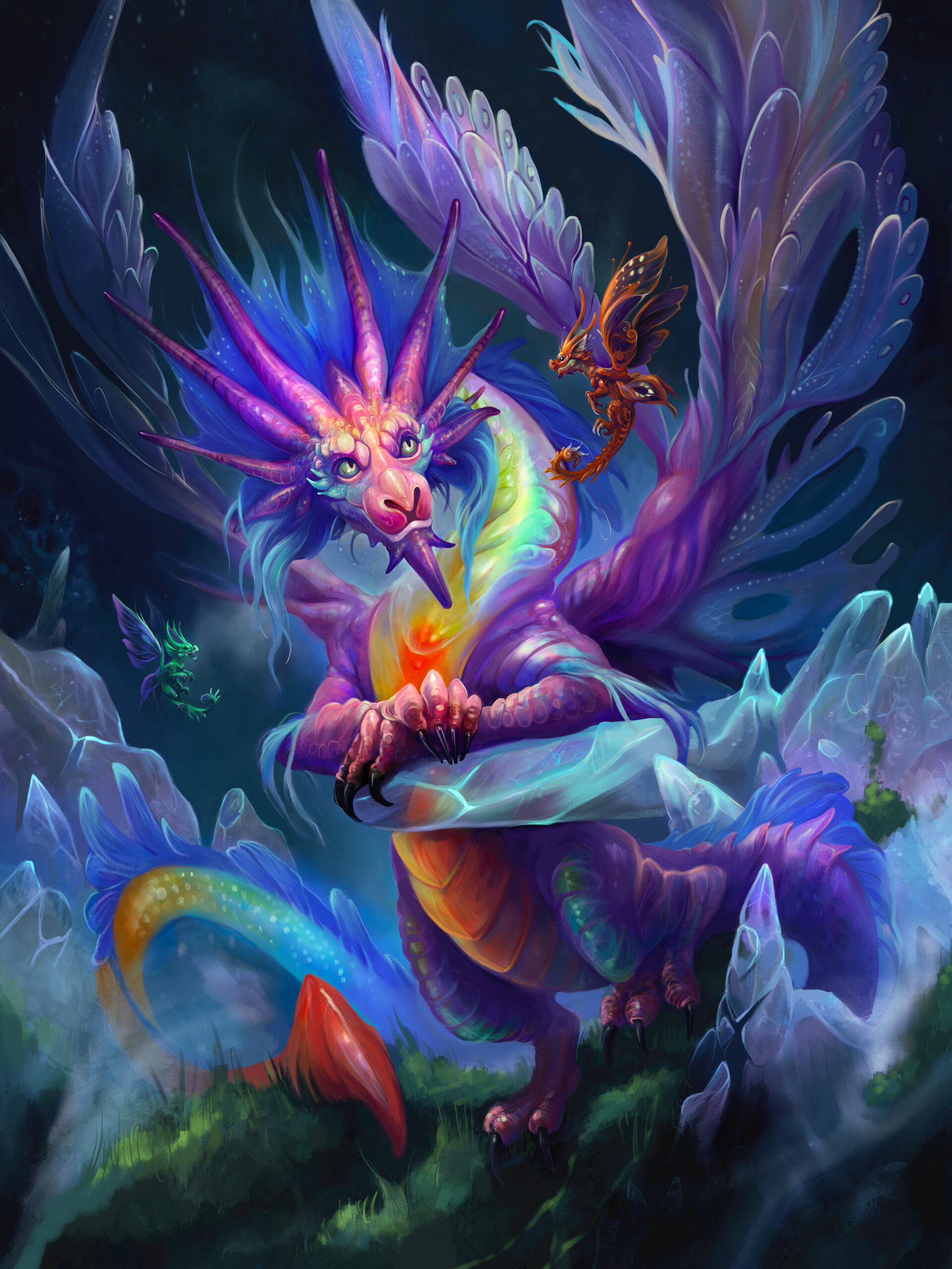 ArtStation Prismatic Faerie Dragon