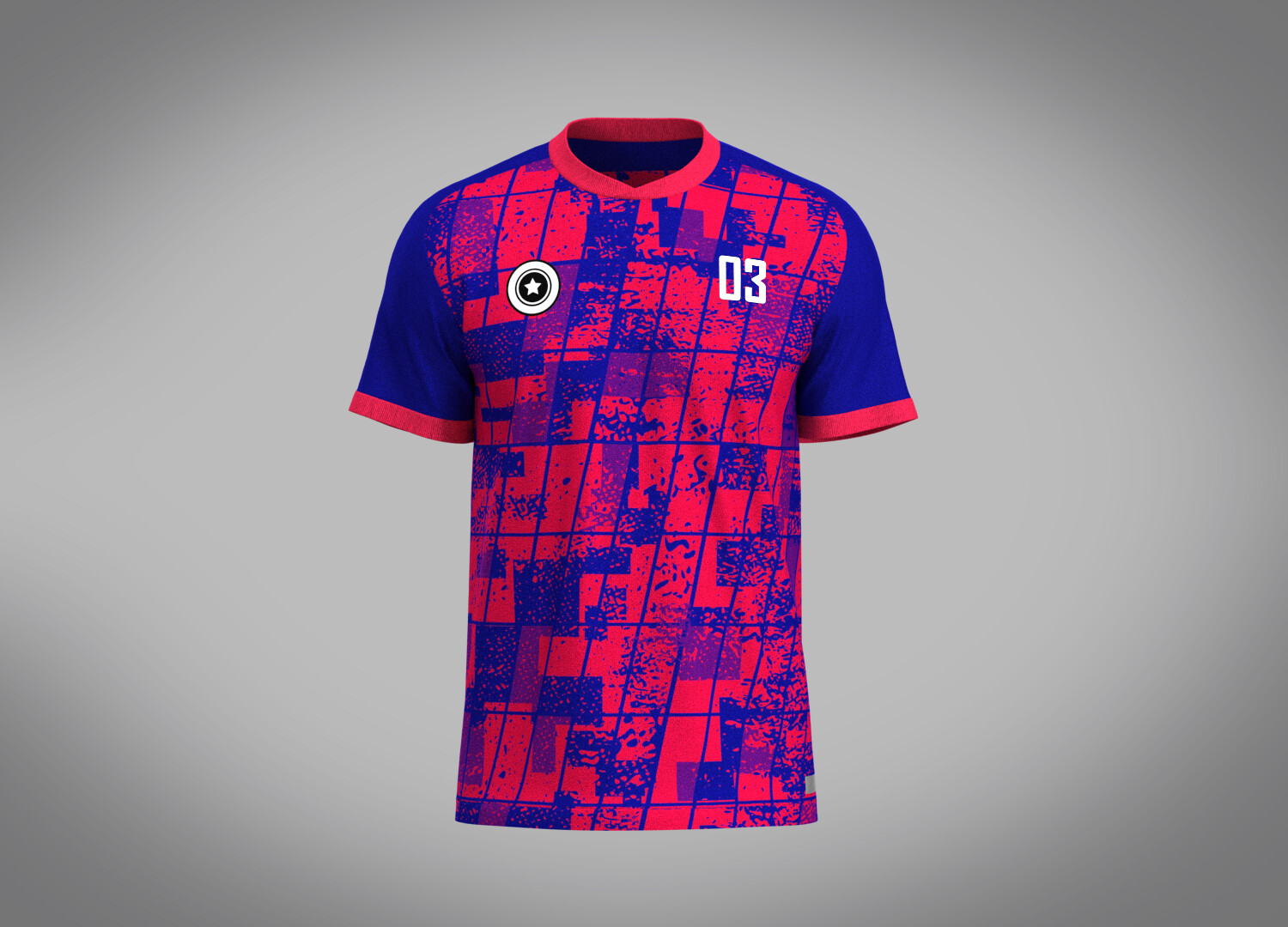 ArtStation Soccer Blue jersey Player