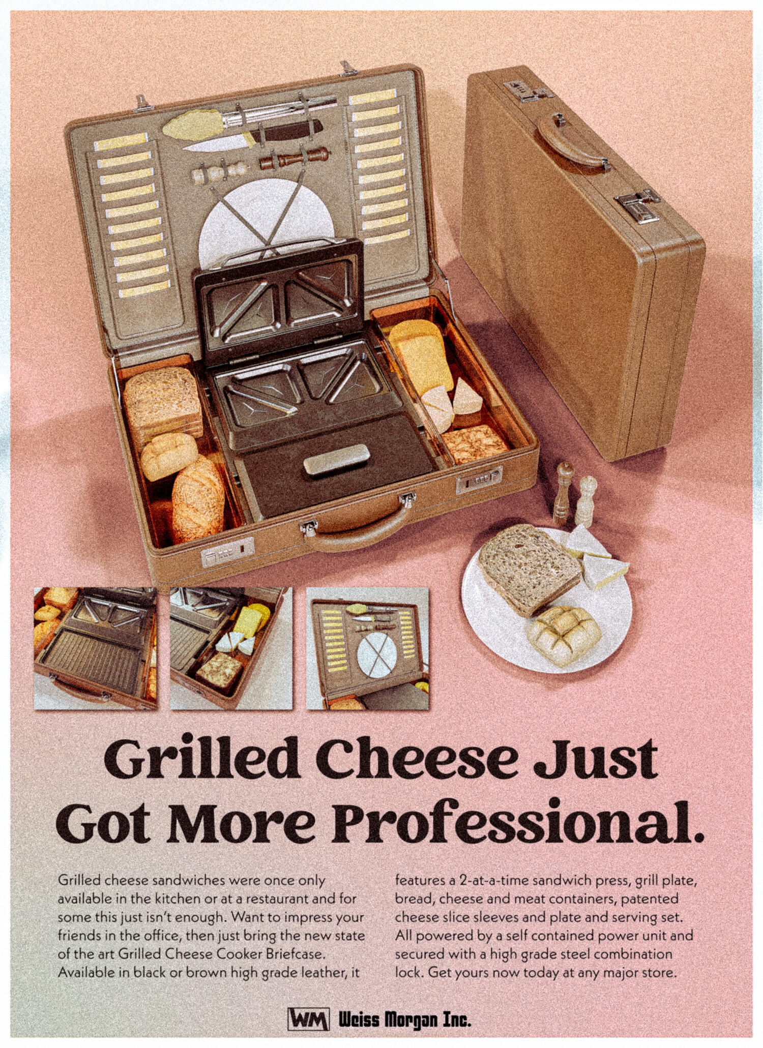 ArtStation The grilled cheese toastie maker briefcase
