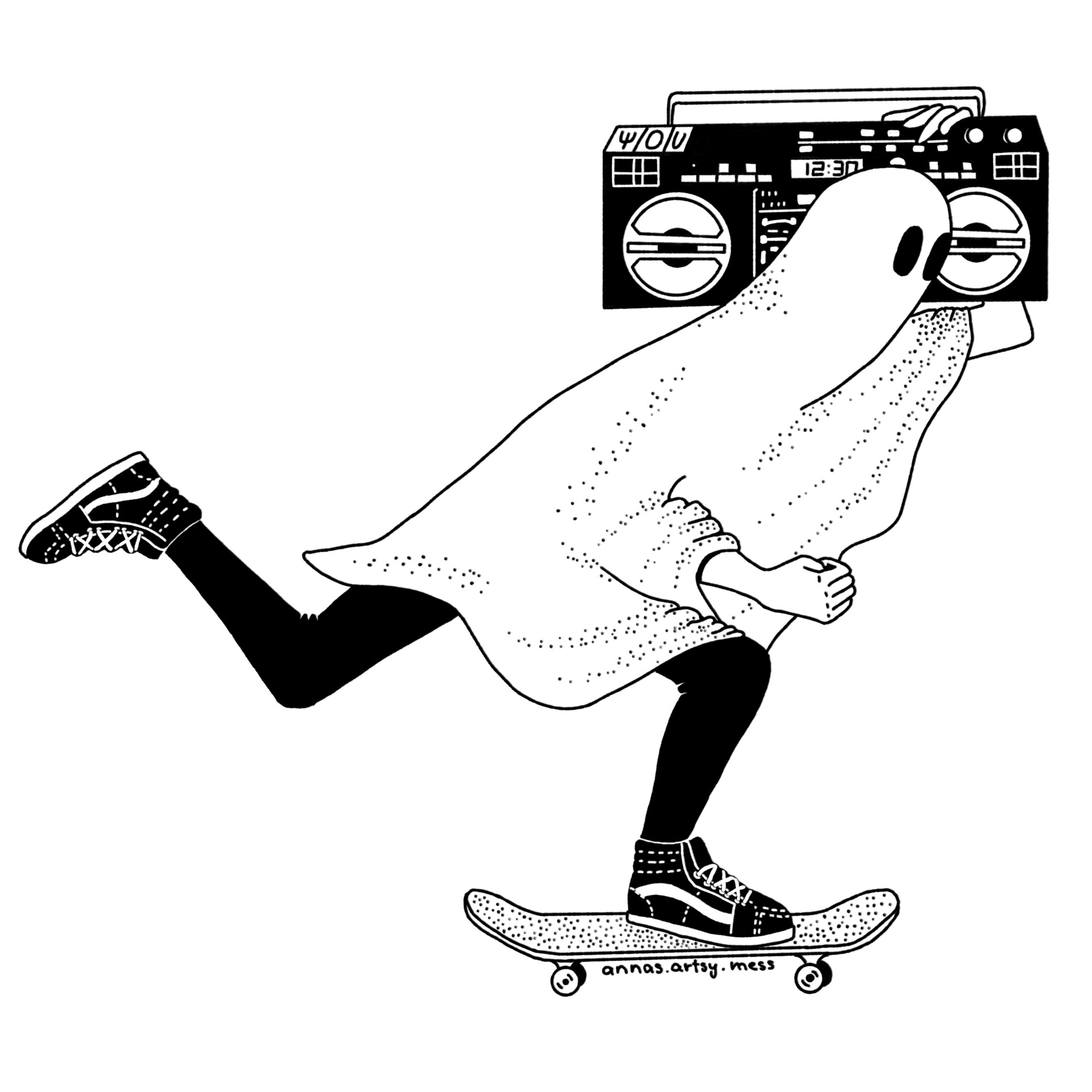 skateboard tumblr black and white