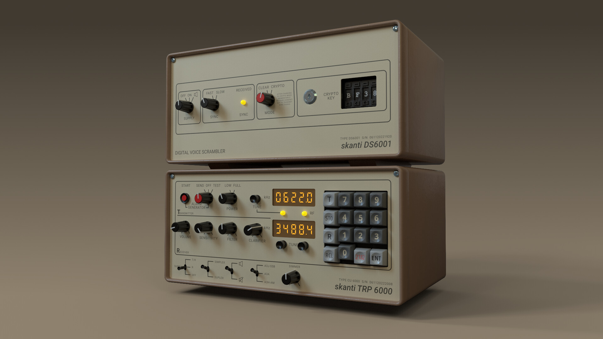 ArtStation radio transceiver and scrambler