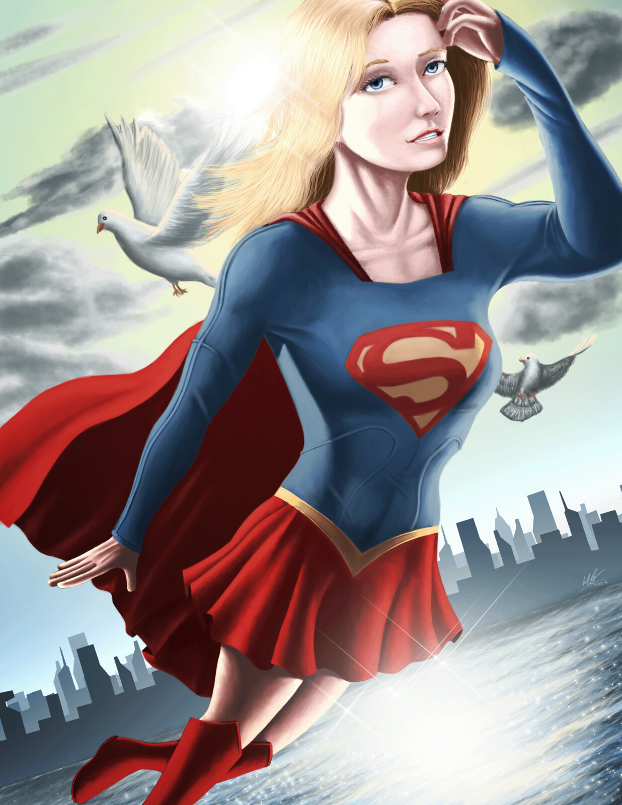 Supergirl Repainted