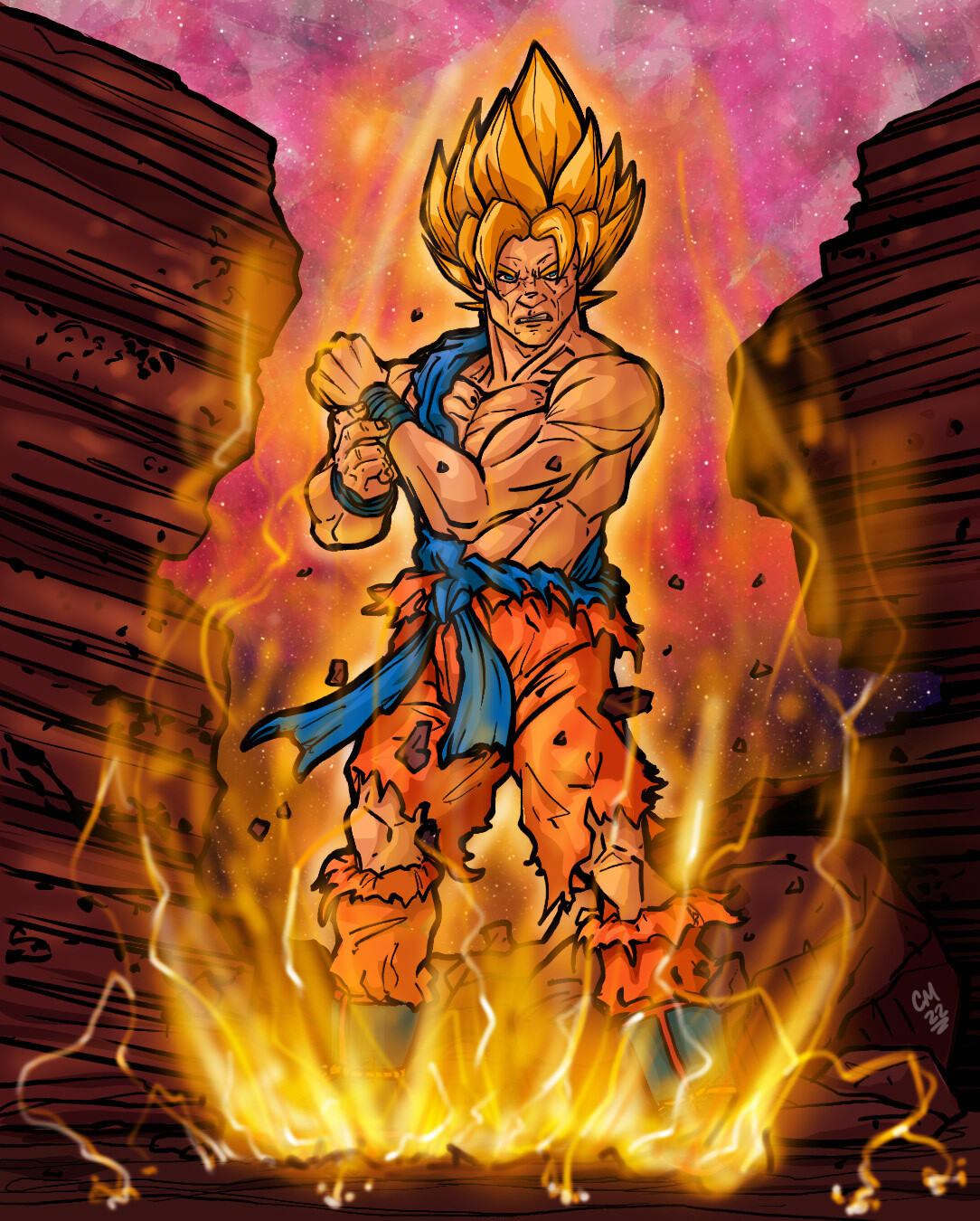 ArtStation - Super Saiyan Goku