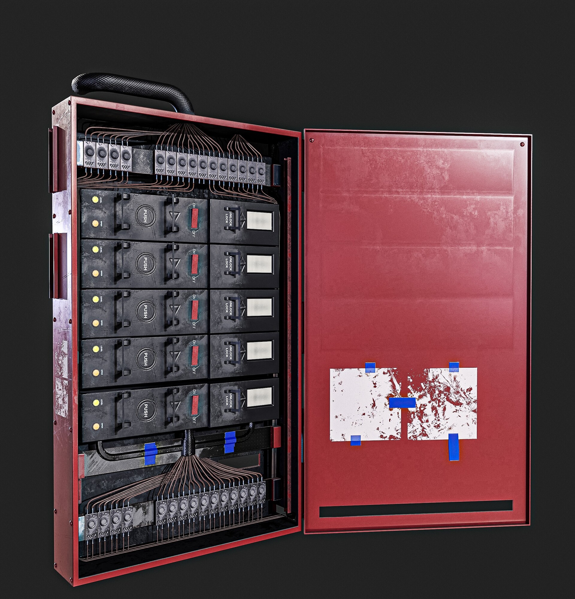ArtStation Electric fuse box