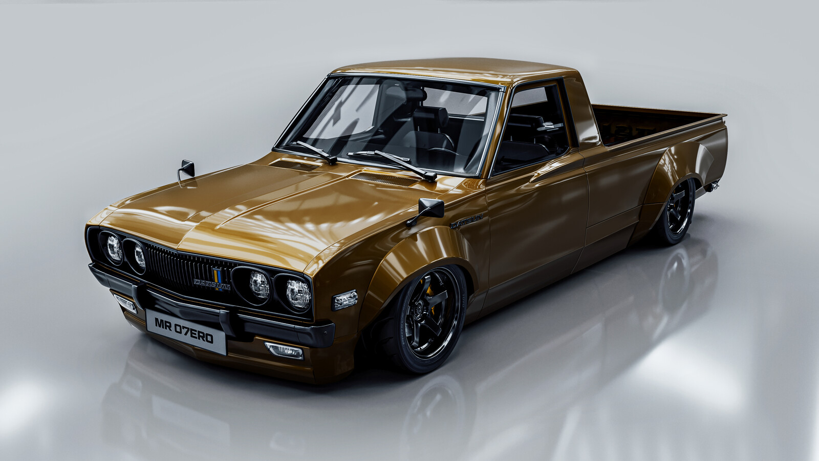 Gold with black trim combo