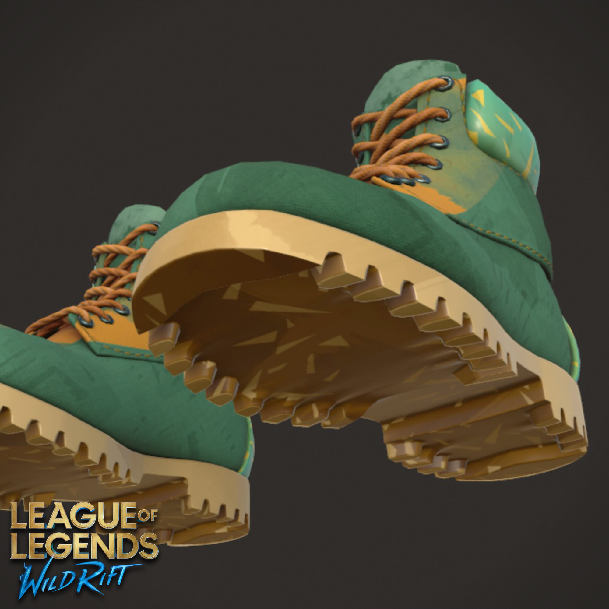 Realtime Preview of the Boots. 
