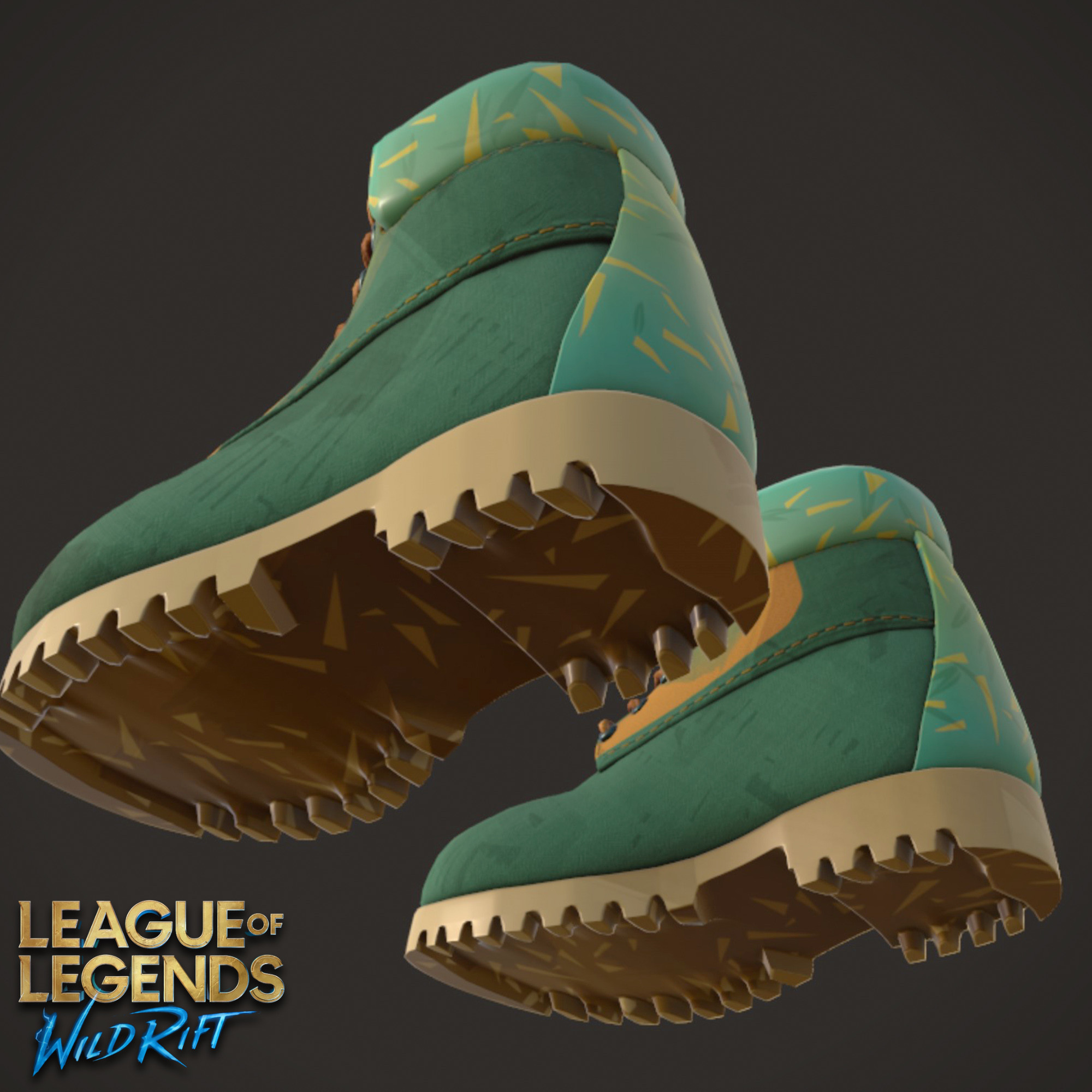 Realtime Preview of the Boots. 