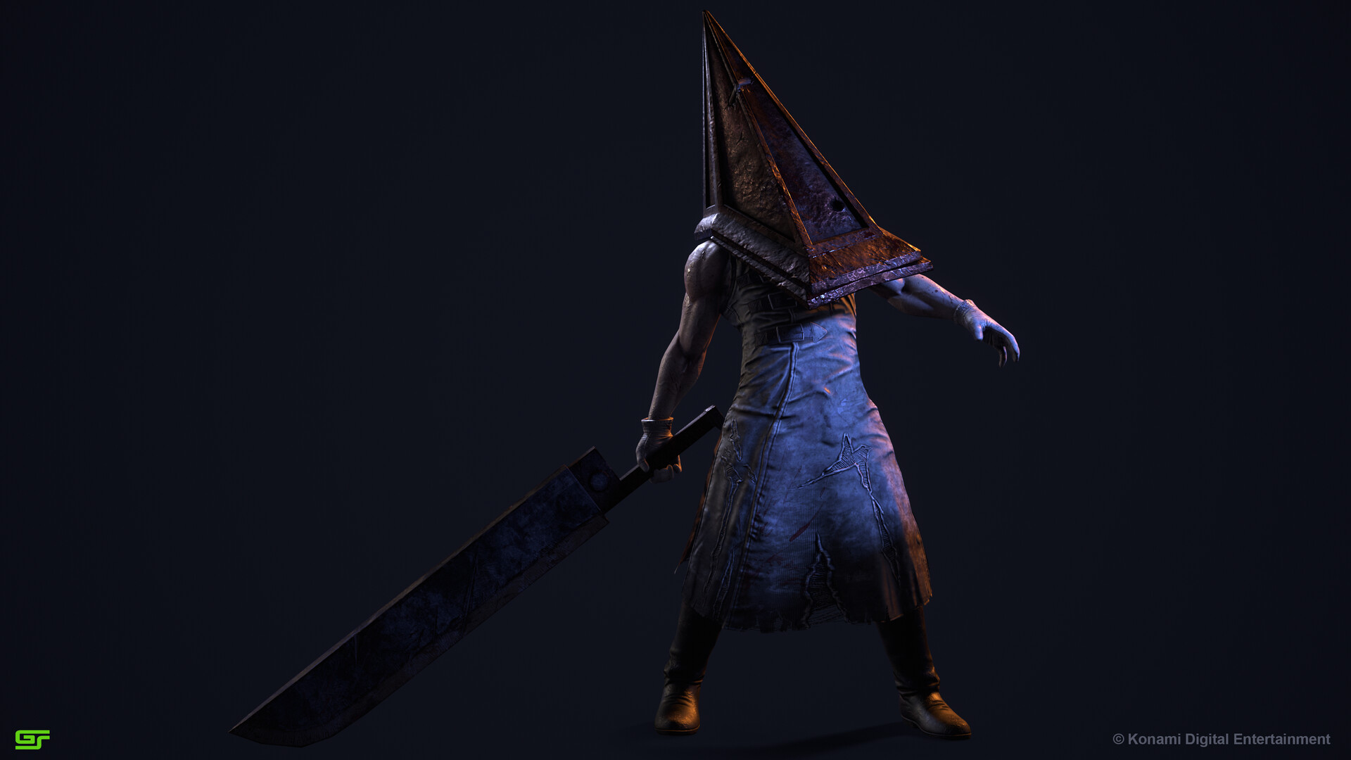 Pyramid head ( with removable helmet) (Silent Hill) Custom Action