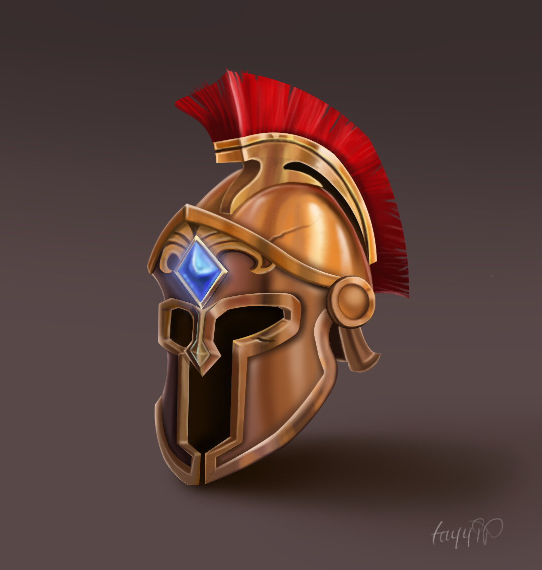 ArtStation Knight helmet reproduction