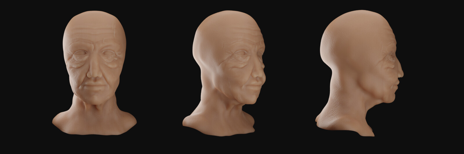Final details, since I don't use much texturing to add details everything is on the sculpt.