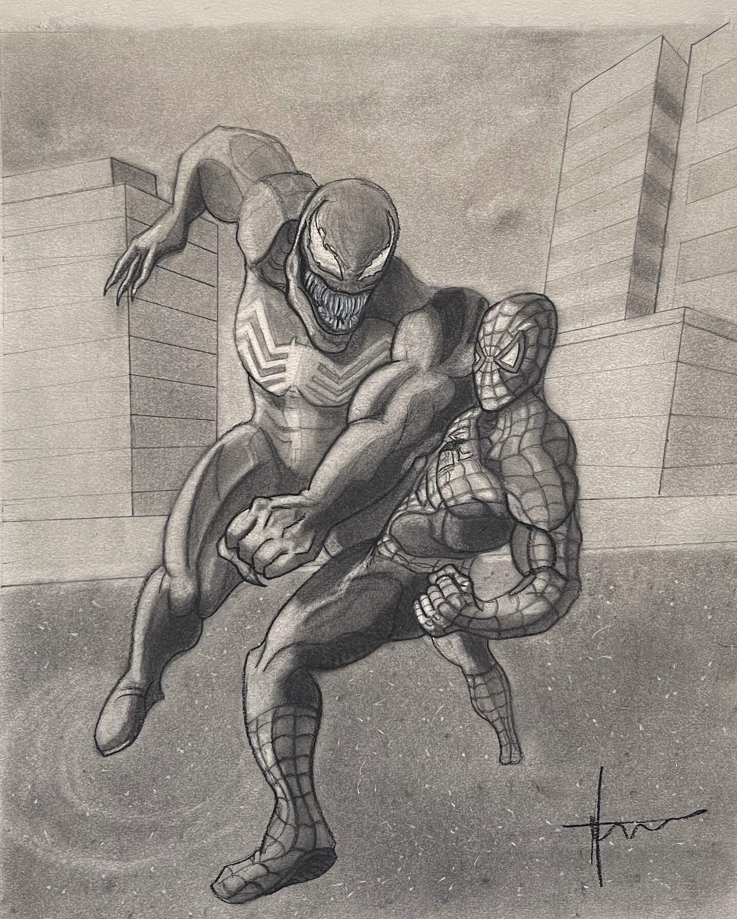 ArtStation - Spider-Man vs Venom