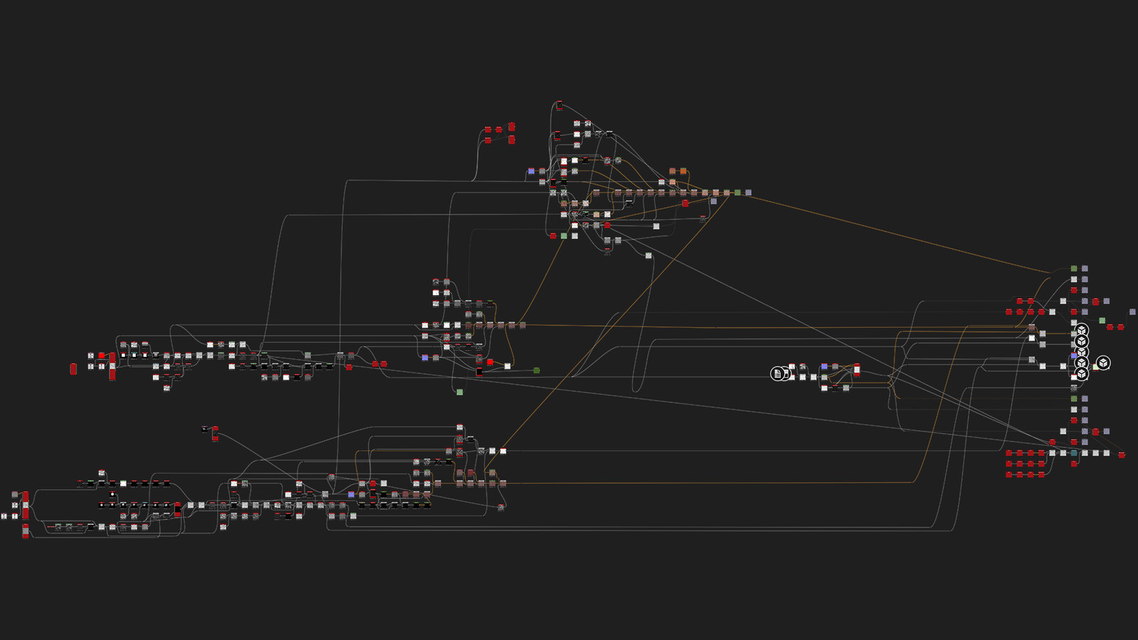 The graph for the 4 Brick layers. Has a switch parameter so you can quickly swap and view the 4 different styles.