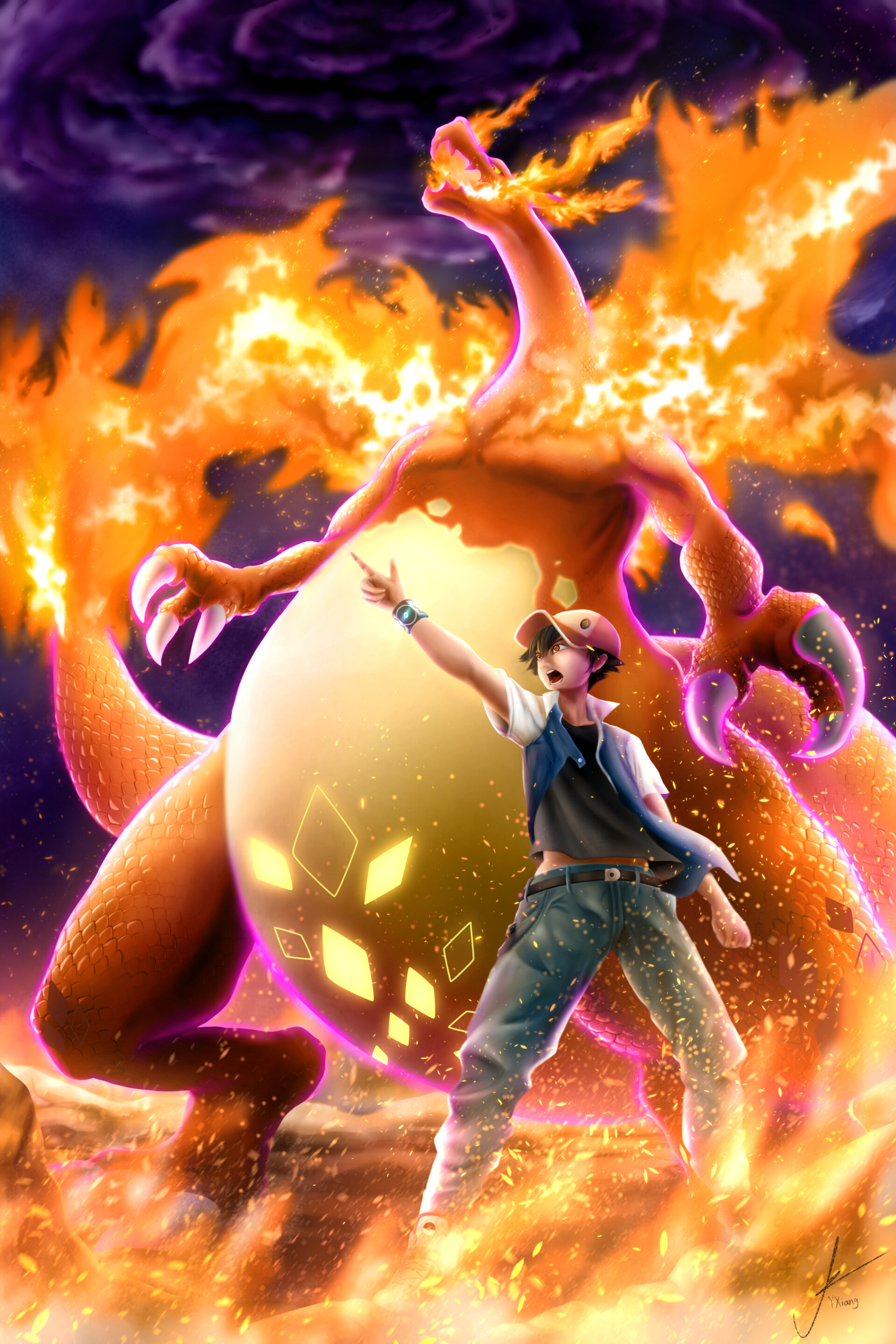 Artstation pokemon gigantamax charizard vrogue co